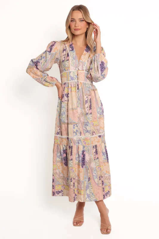 Ariella Maxi Dress - Patchwork sold by Petal & Pup
