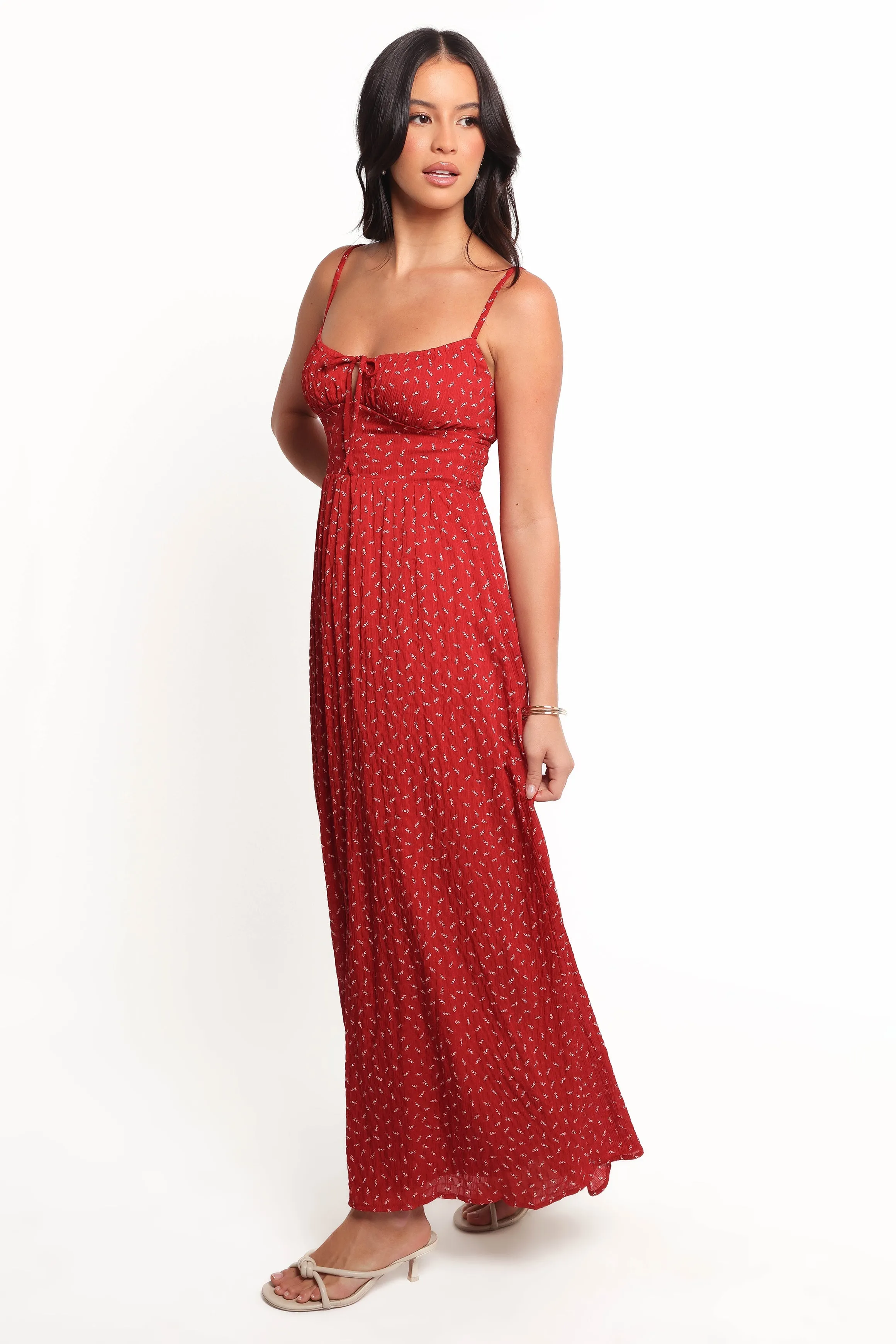 Ariadne Midi Dress - Red sold by Petal & Pup product image thumbnail 3