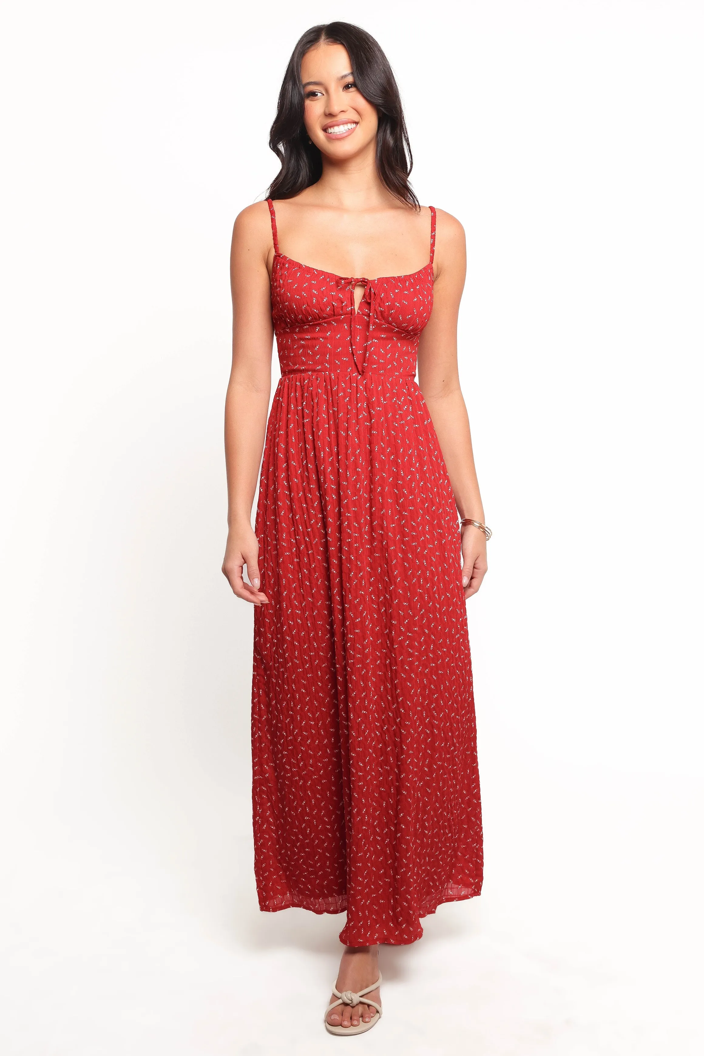 Ariadne Midi Dress - Red sold by Petal & Pup product image thumbnail 2