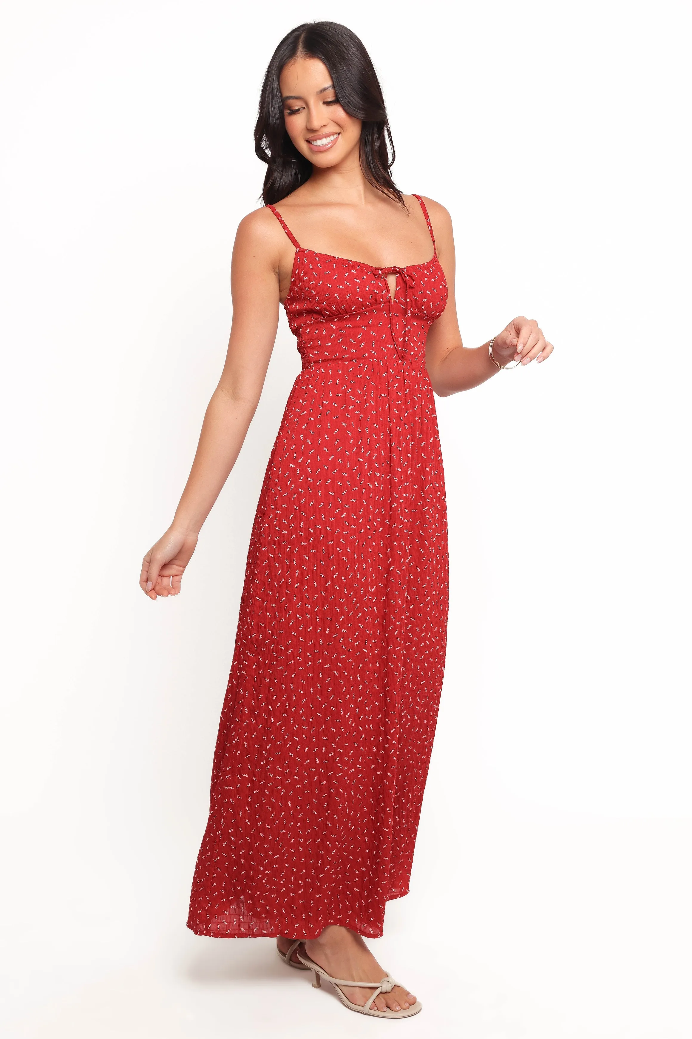 Ariadne Midi Dress - Red sold by Petal & Pup product image thumbnail 5
