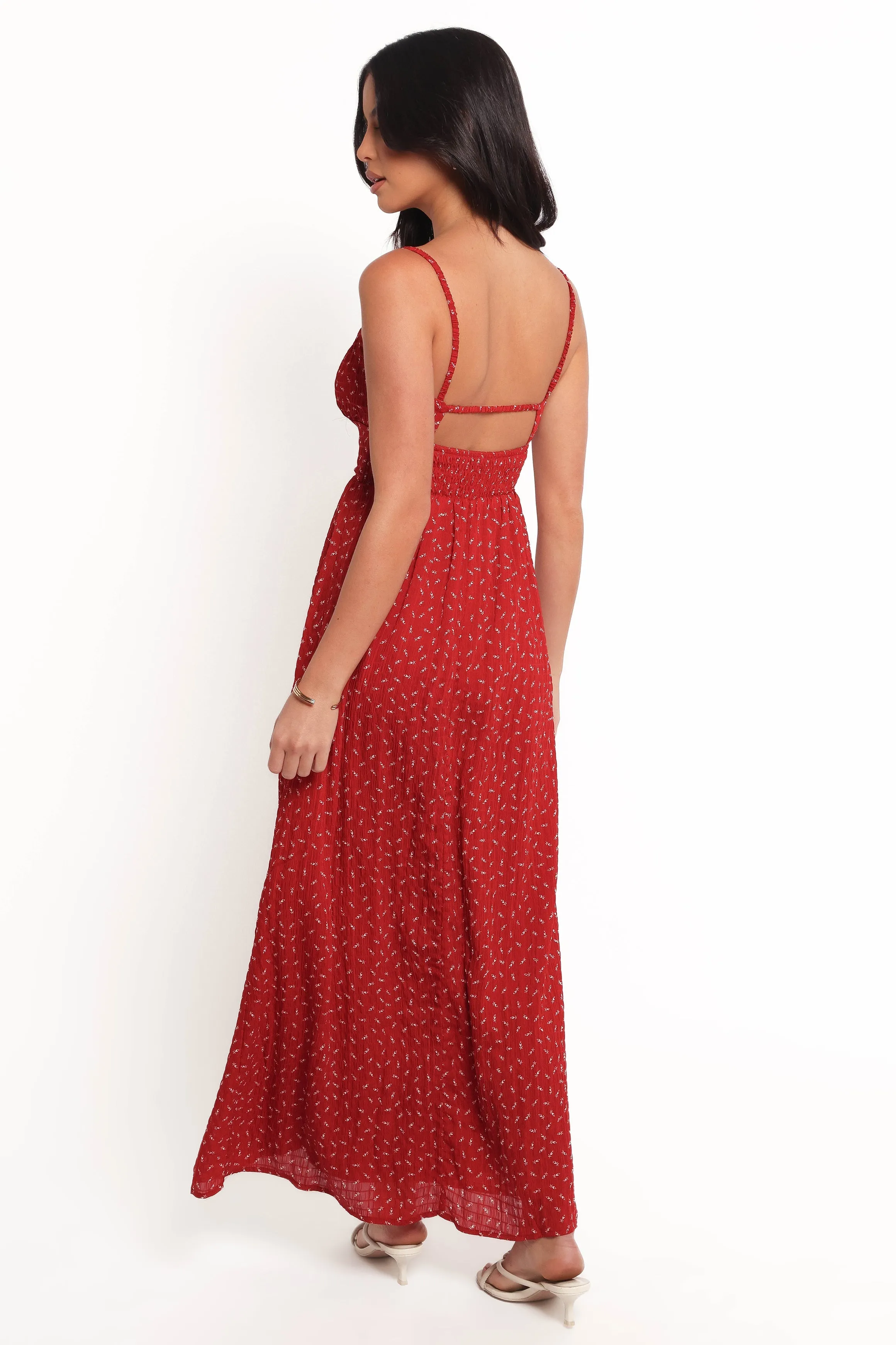 Ariadne Midi Dress - Red sold by Petal & Pup product image thumbnail 4