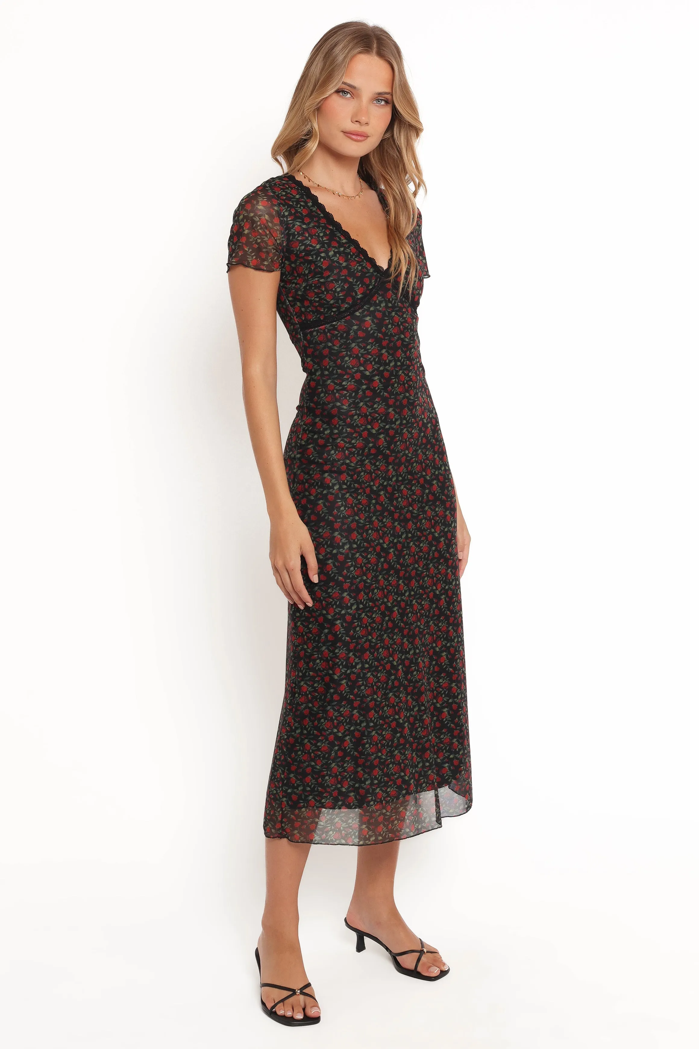 Neve Maxi Dress - Rose Print sold by Petal & Pup product image thumbnail 5