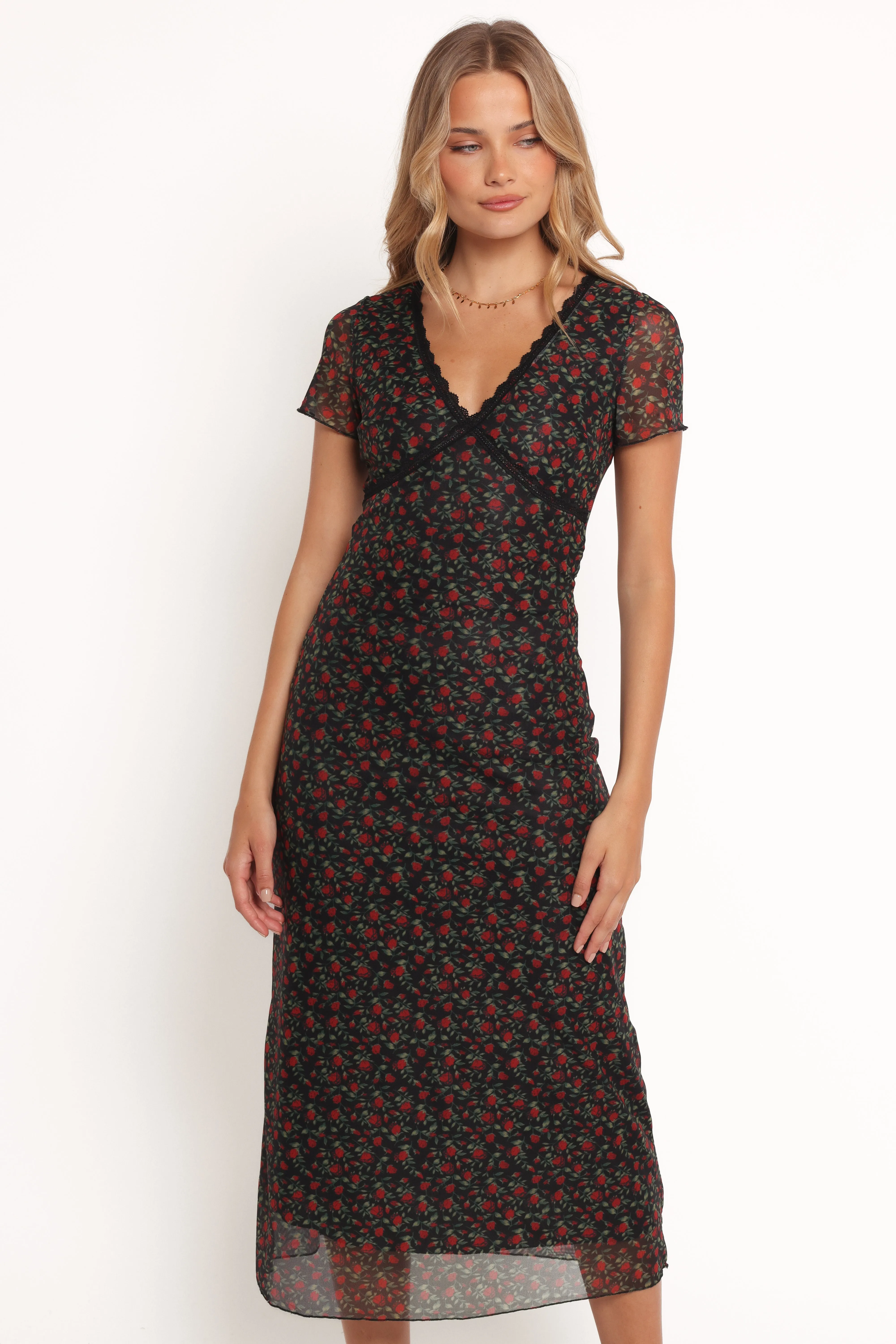 Neve Maxi Dress - Rose Print sold by Petal & Pup