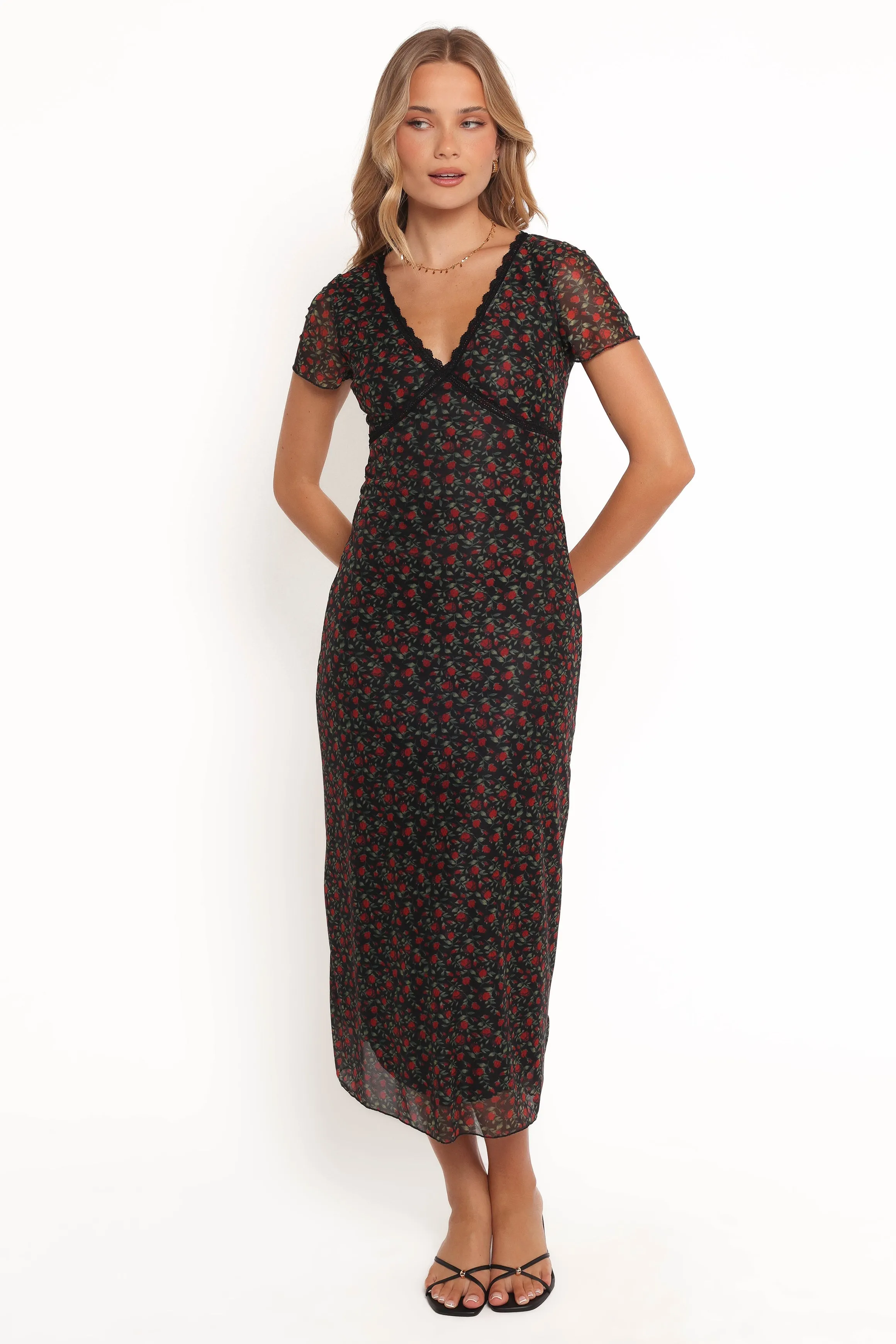 Neve Maxi Dress - Rose Print sold by Petal & Pup product image thumbnail 2