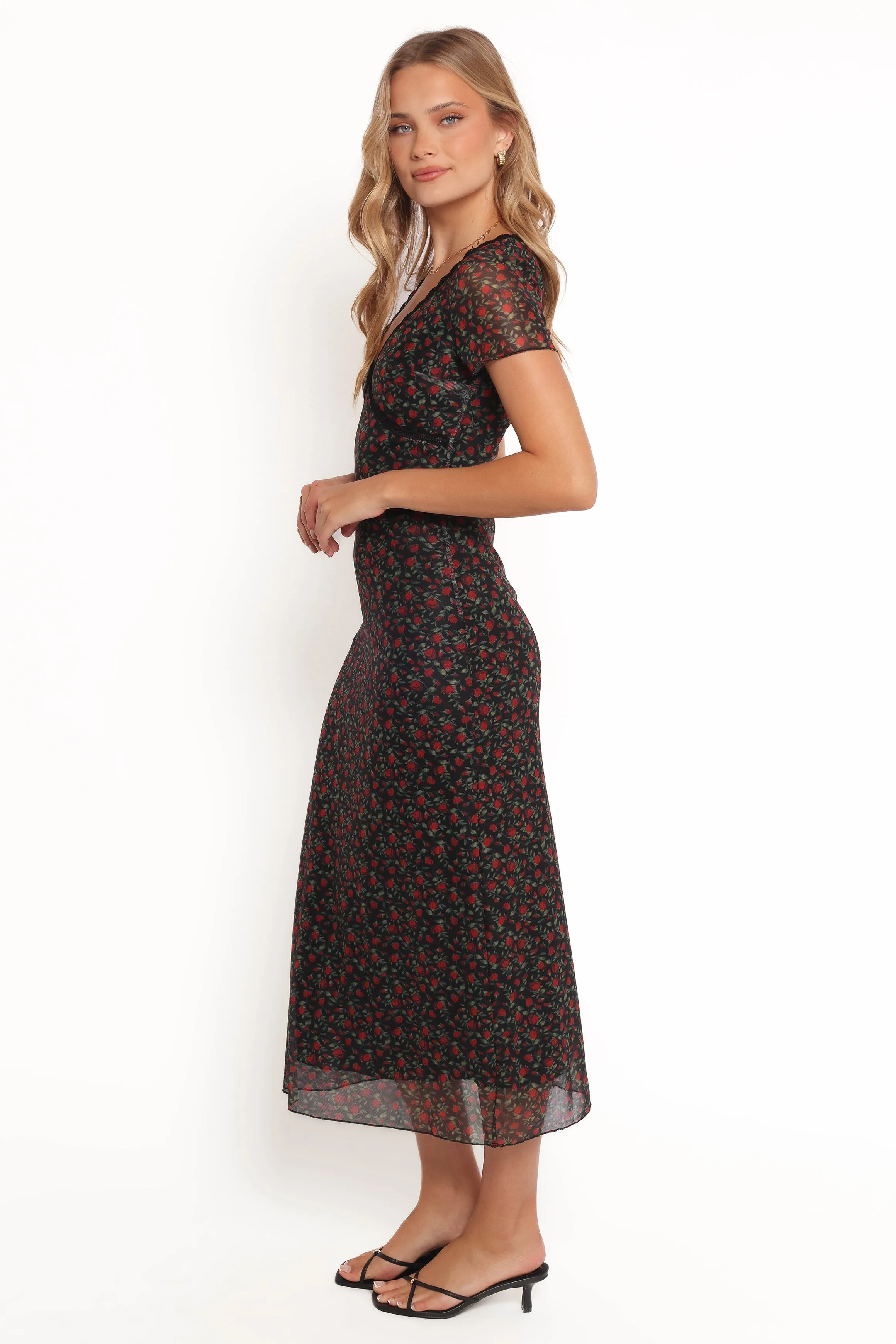 Neve Maxi Dress - Rose Print sold by Petal & Pup product image thumbnail 3