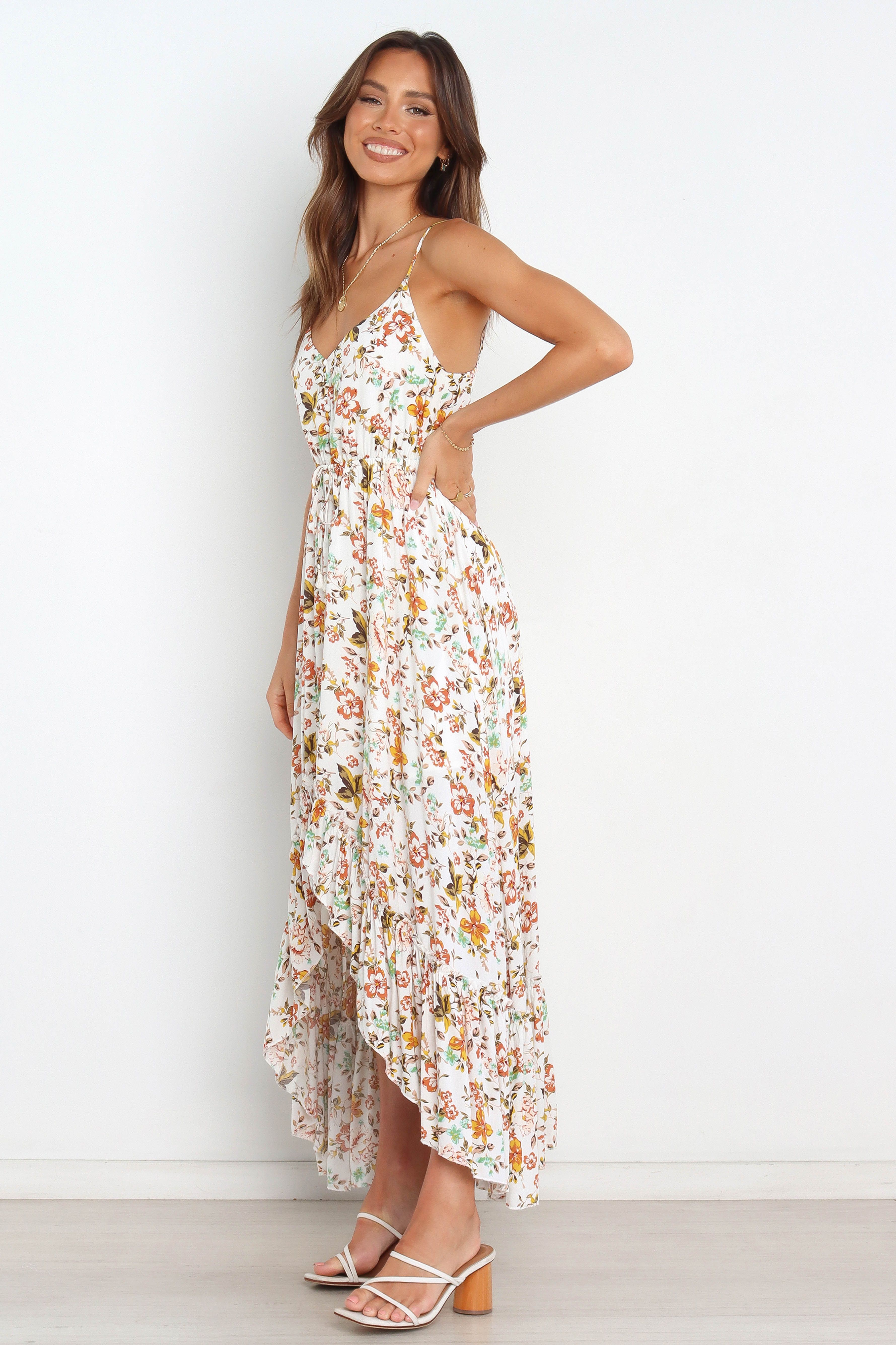 Erina Dress - White Floral sold by Petal & Pup product image thumbnail 2