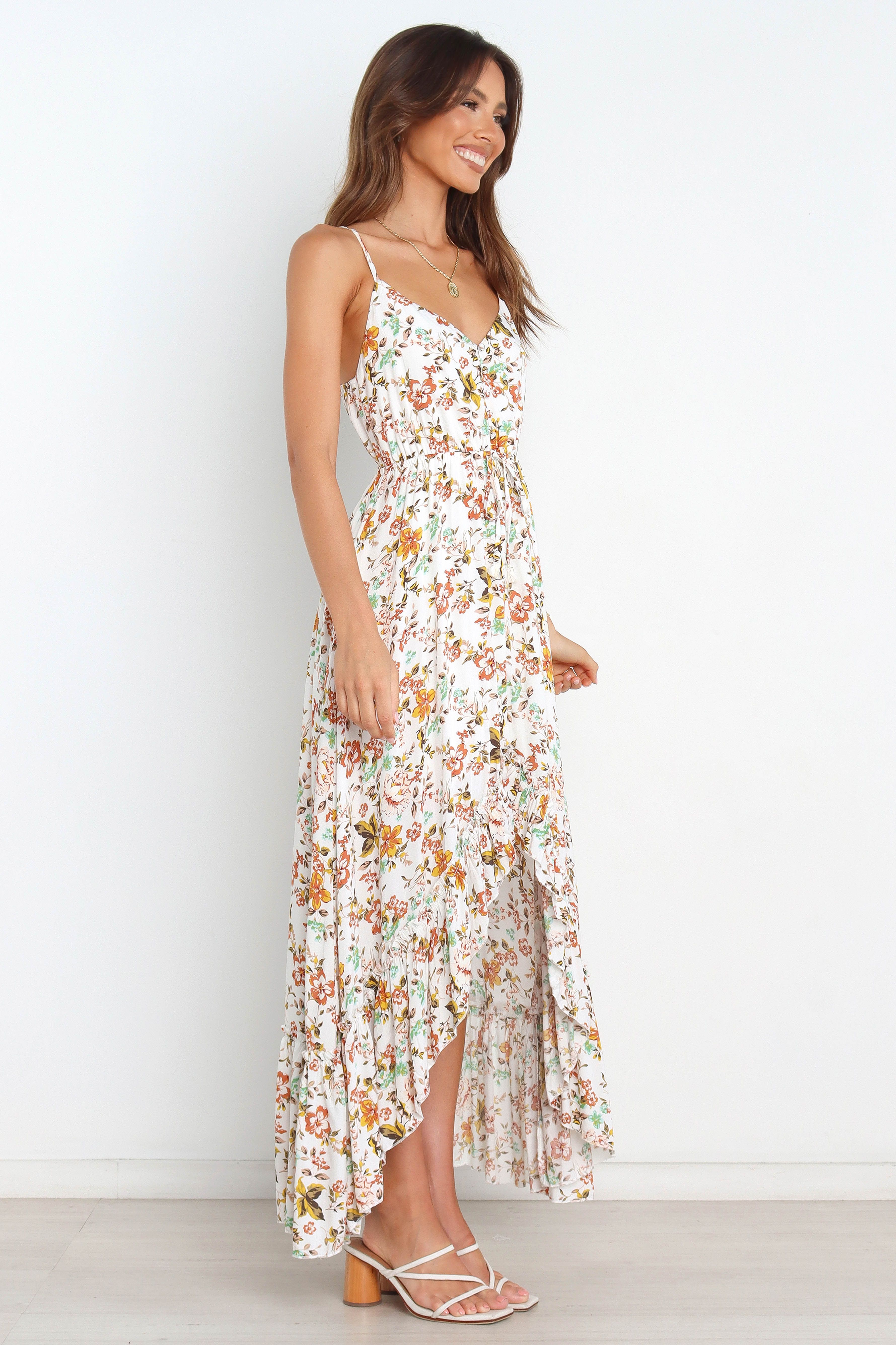 Erina Dress - White Floral sold by Petal & Pup product image thumbnail 4