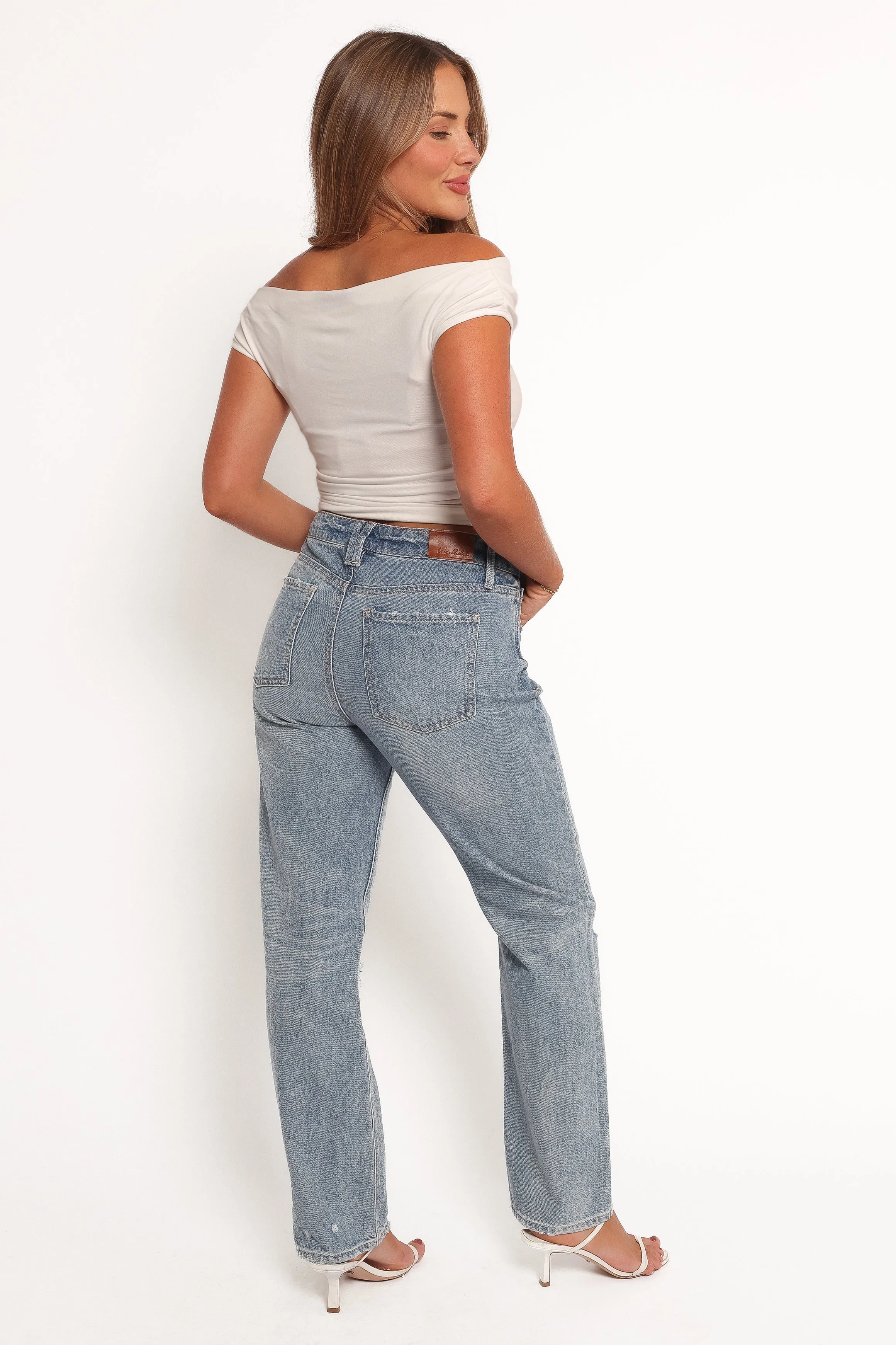Willa High Rise Straight Leg Jeans - Rogue sold by Petal & Pup product image thumbnail 5