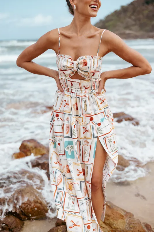Hana Maxi Dress - Sardina sold by Petal & Pup