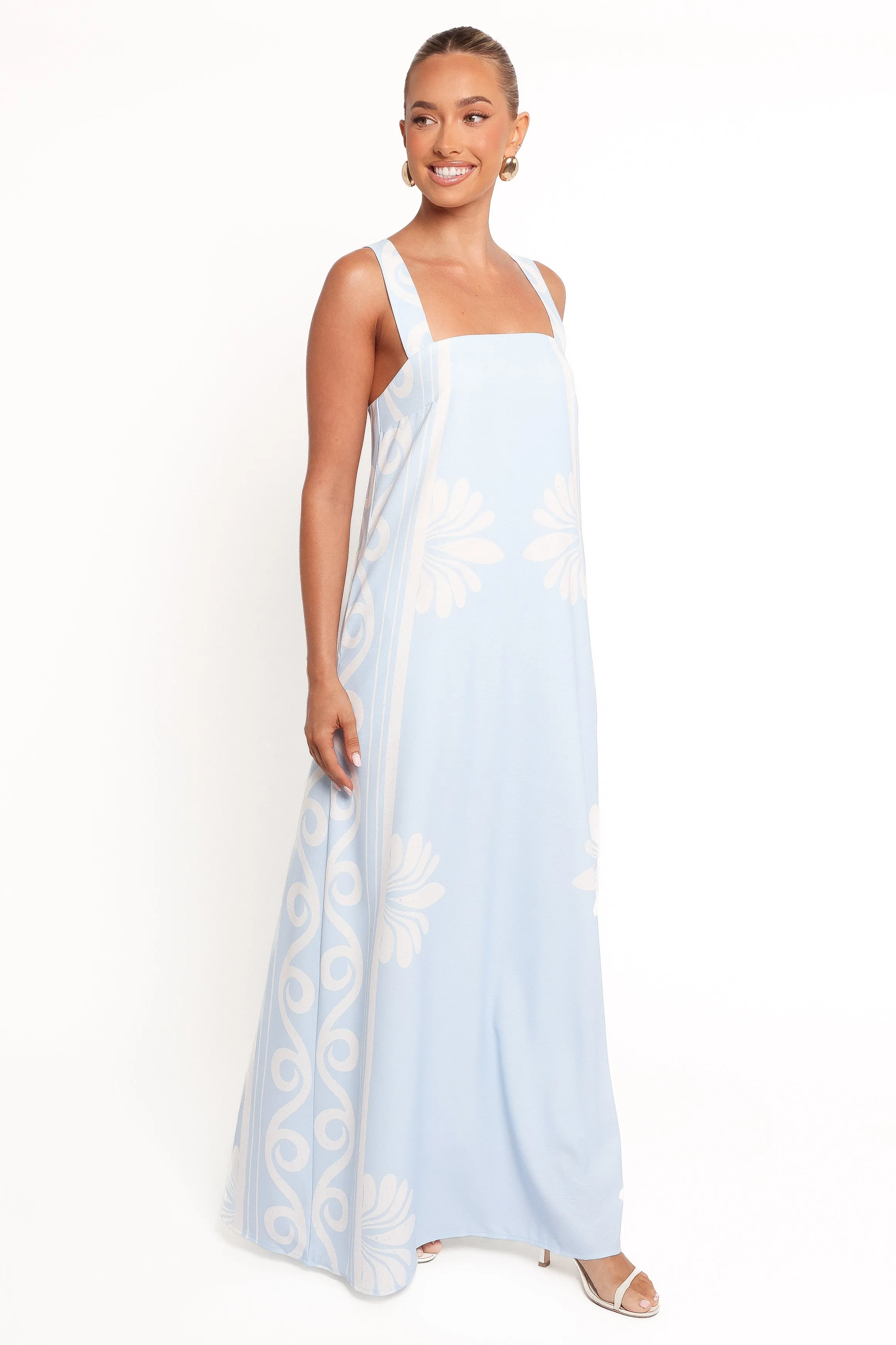 Valeria Maxi Dress - Blue sold by Petal & Pup product image thumbnail 5