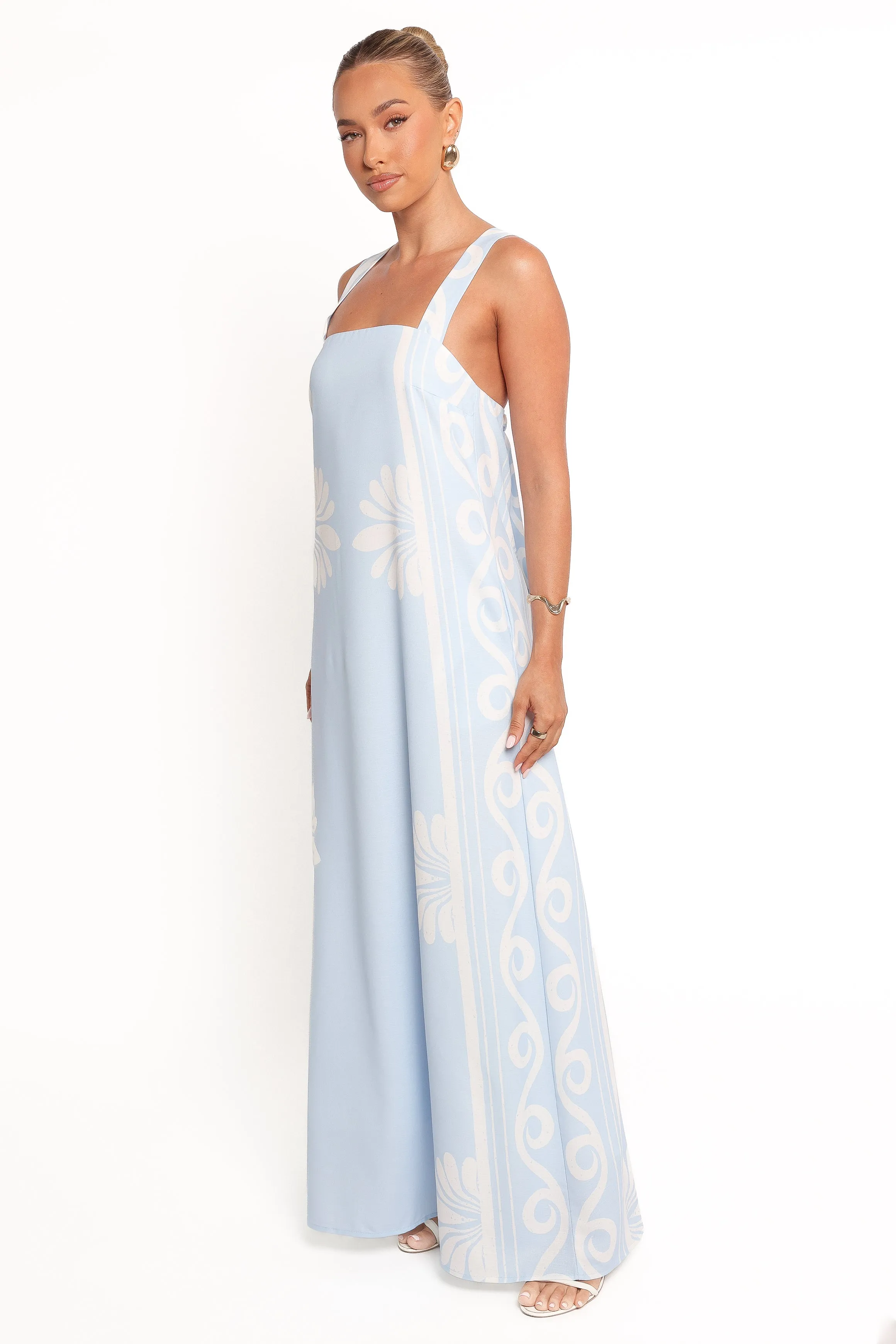 Valeria Maxi Dress - Blue sold by Petal & Pup product image thumbnail 4
