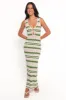 Hubert Midi Dress - Khaki Multi sold by Petal & Pup