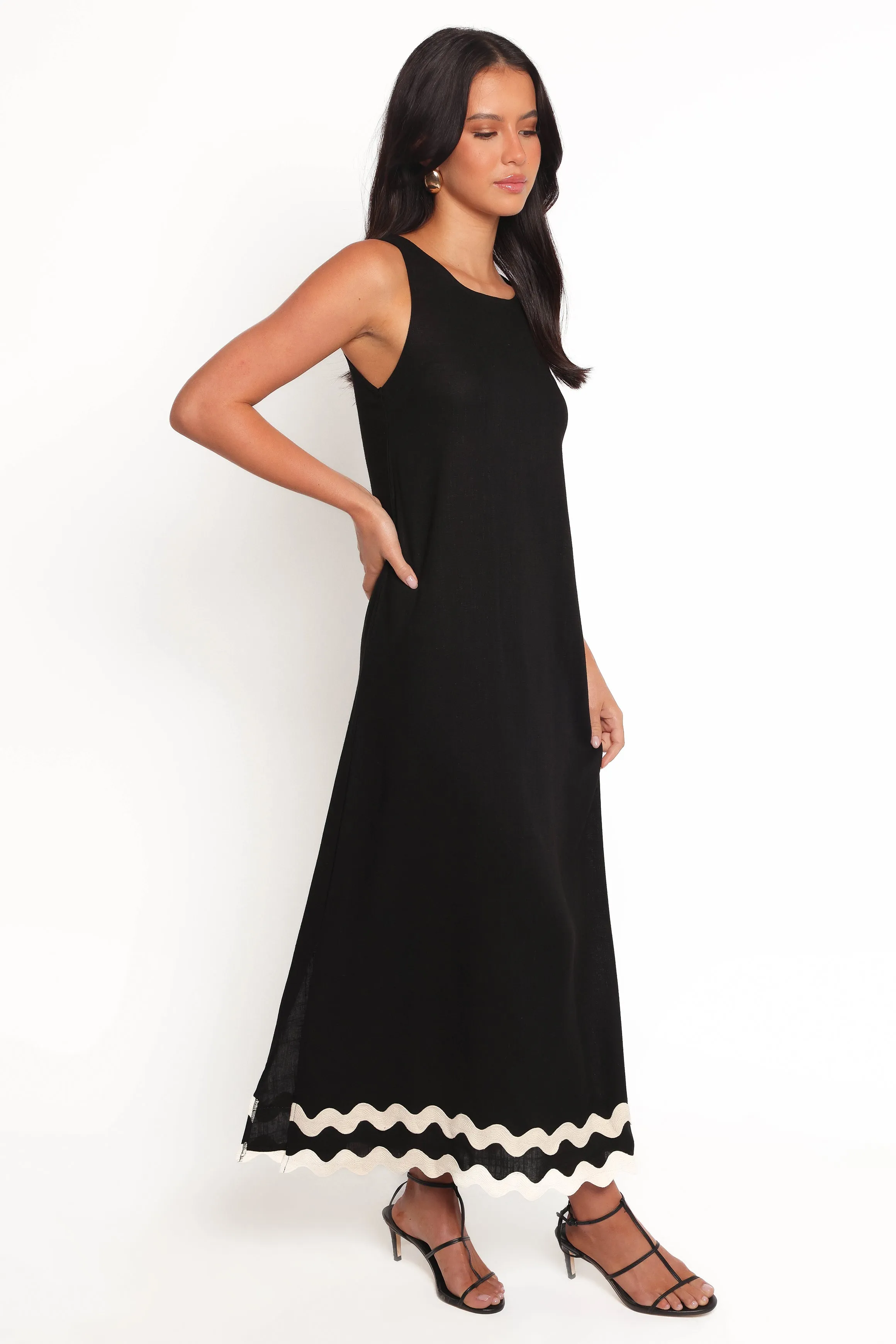 Juno Maxi Dress - Black sold by Petal & Pup product image thumbnail 5