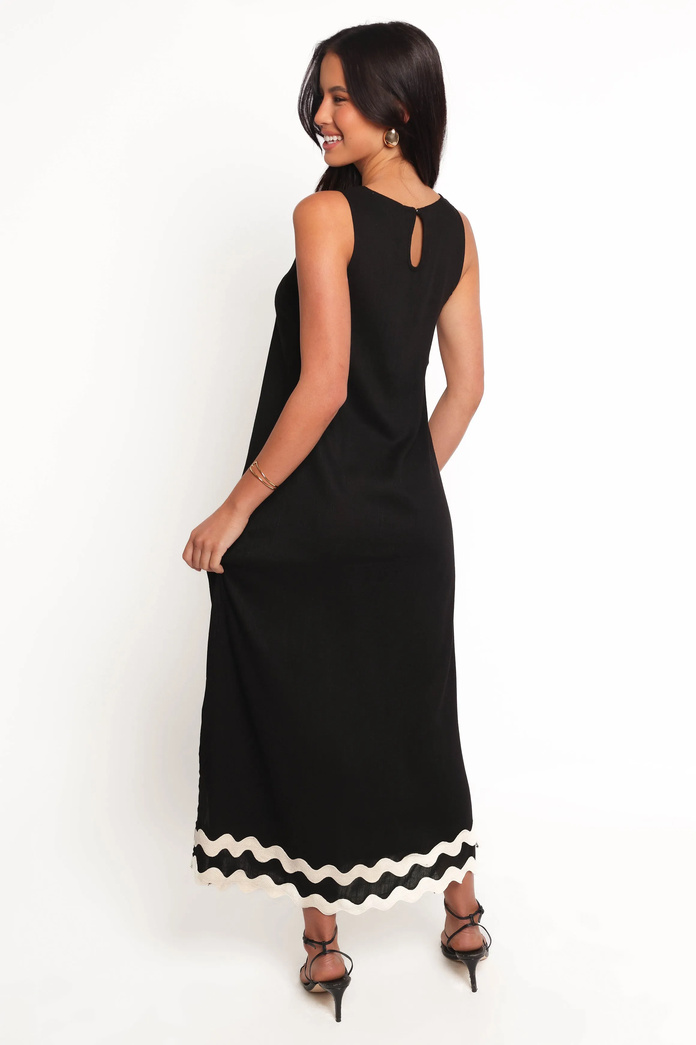 Juno Maxi Dress - Black sold by Petal & Pup product image thumbnail 4