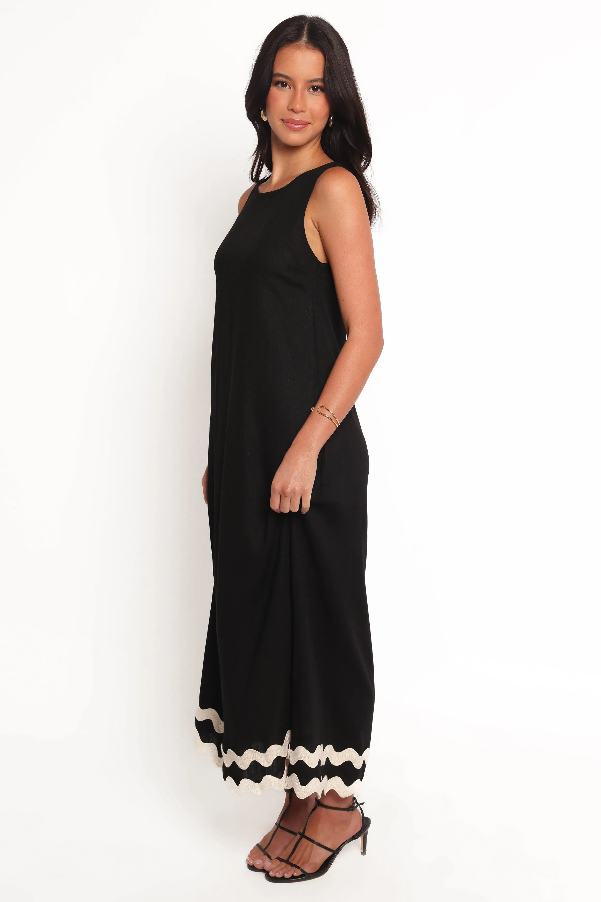 Juno Maxi Dress - Black sold by Petal & Pup product image thumbnail 3