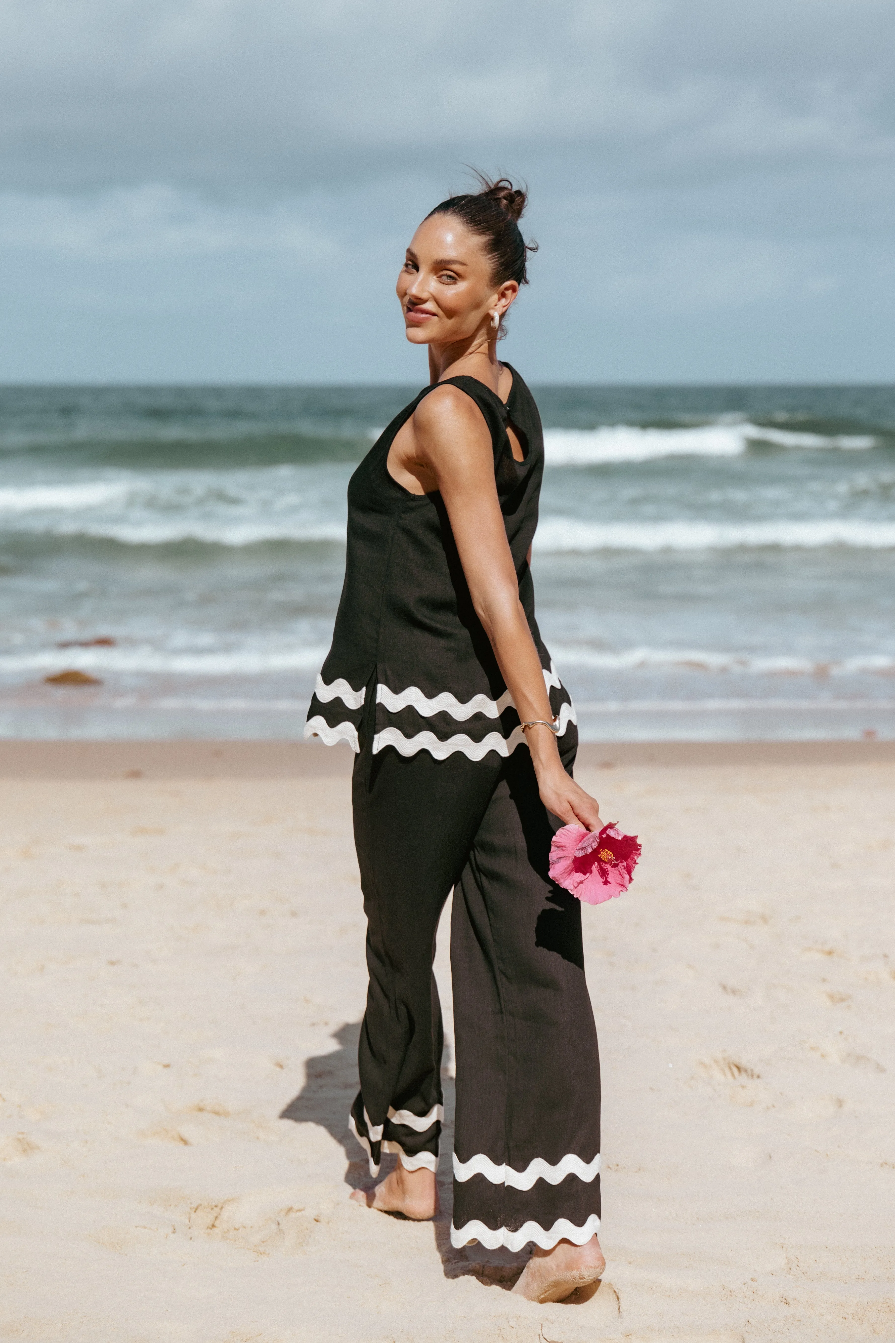Taliah Pants - Black sold by Petal & Pup