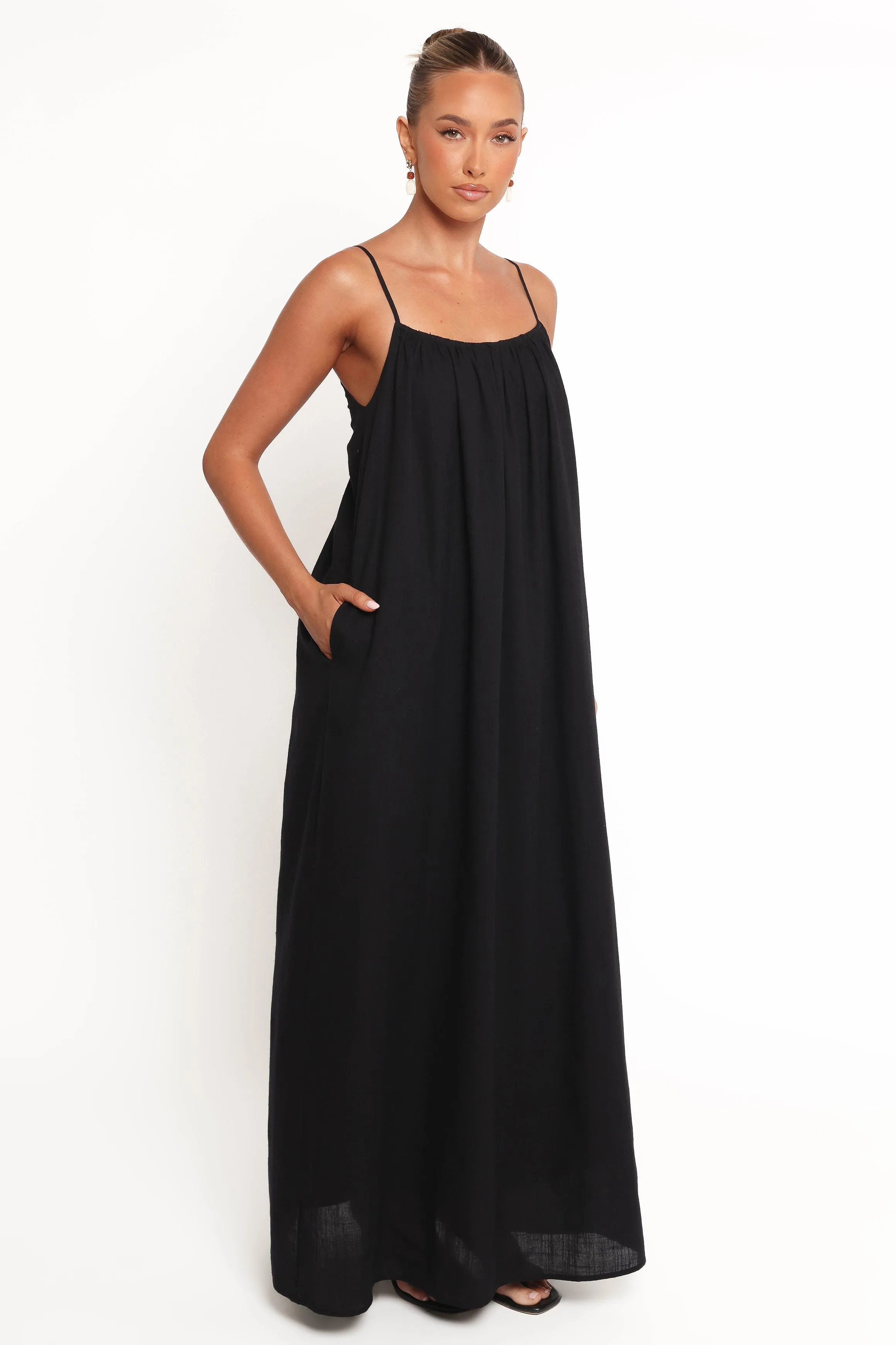 Lumina Maxi Dress - Black sold by Petal & Pup product image thumbnail 4