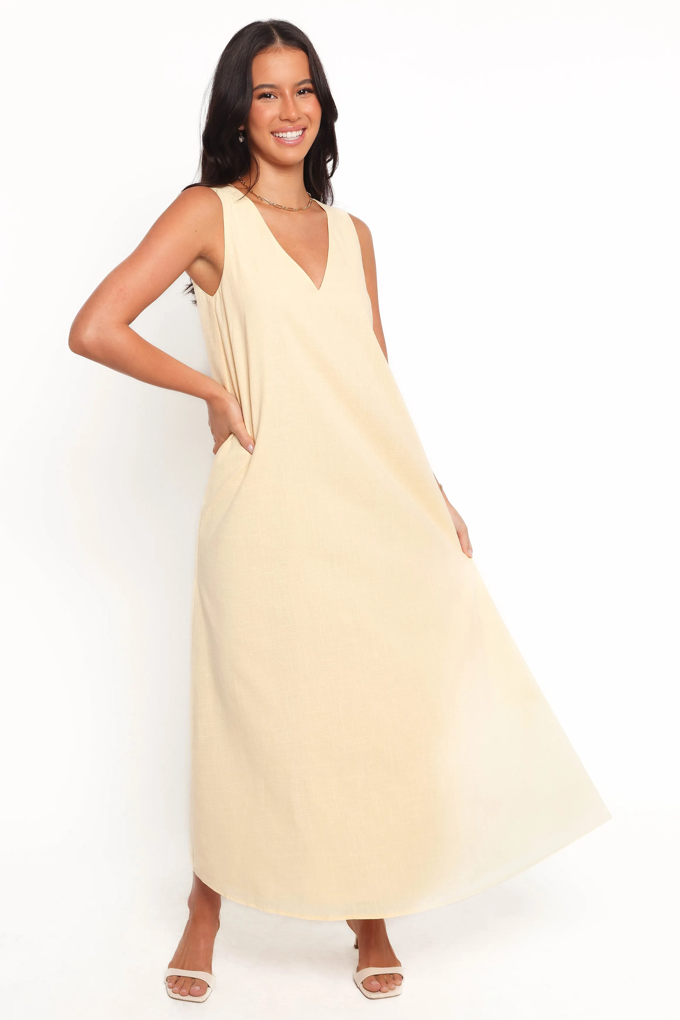 Lia Maxi Dress - Lemon sold by Petal & Pup product image thumbnail 2