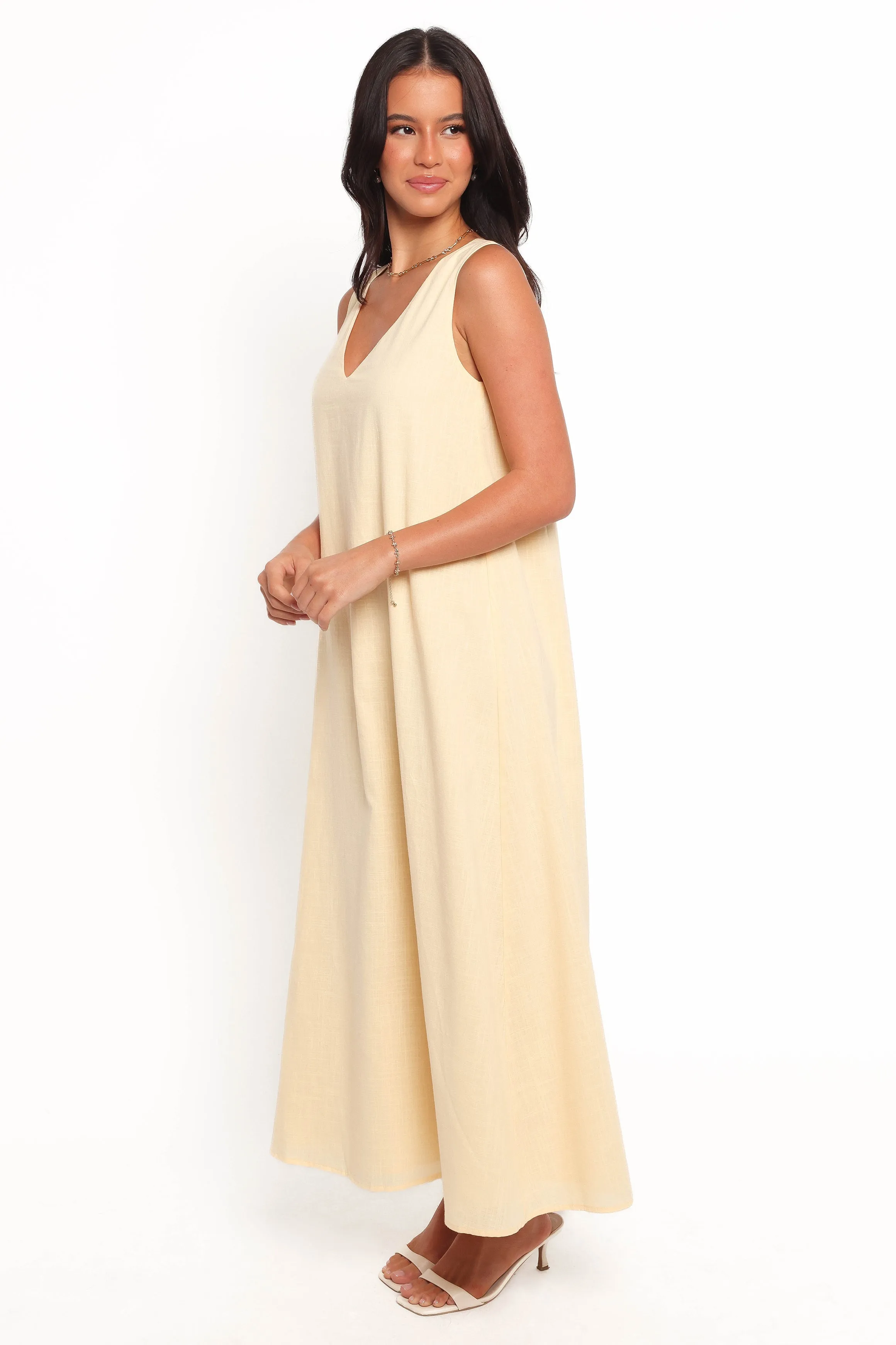 Lia Maxi Dress - Lemon sold by Petal & Pup product image thumbnail 4