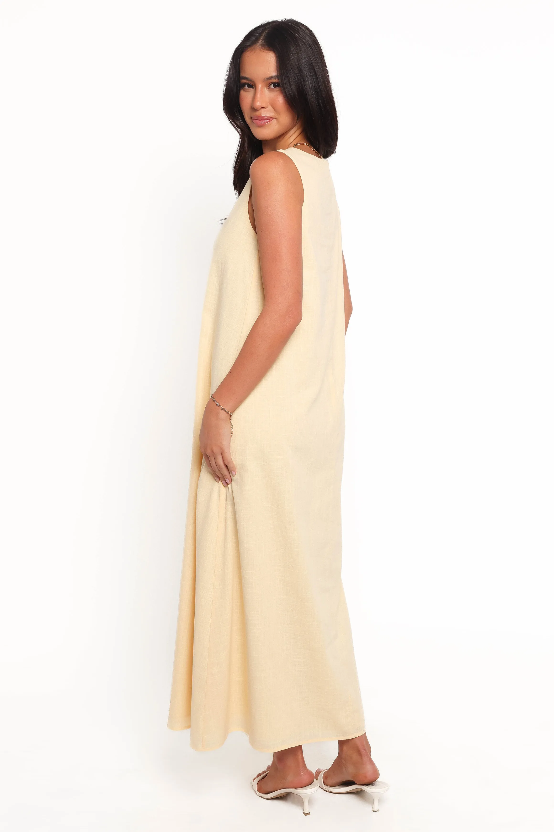 Lia Maxi Dress - Lemon sold by Petal & Pup product image thumbnail 5