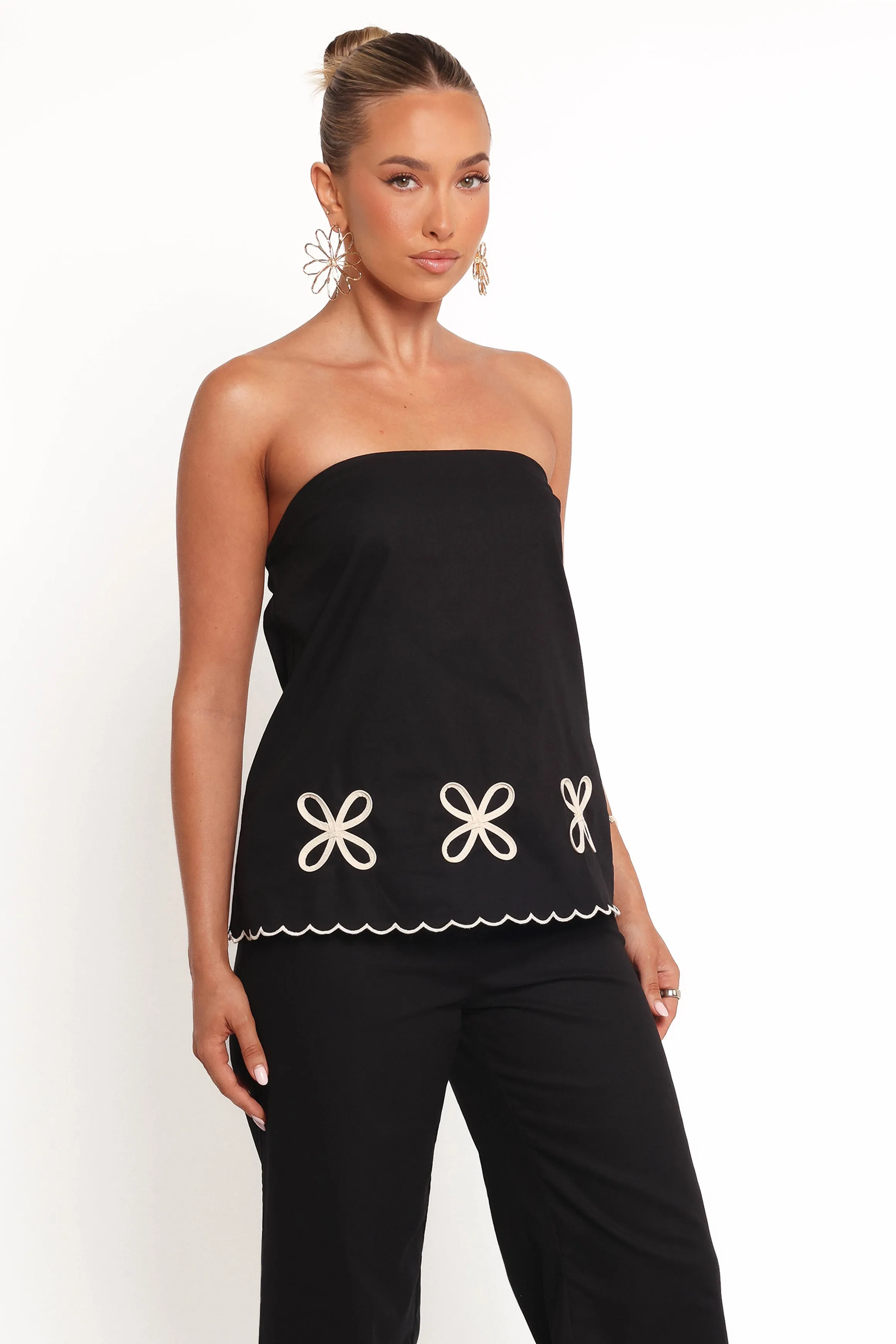 Semika Strapless Top - Black sold by Petal & Pup product image thumbnail 5