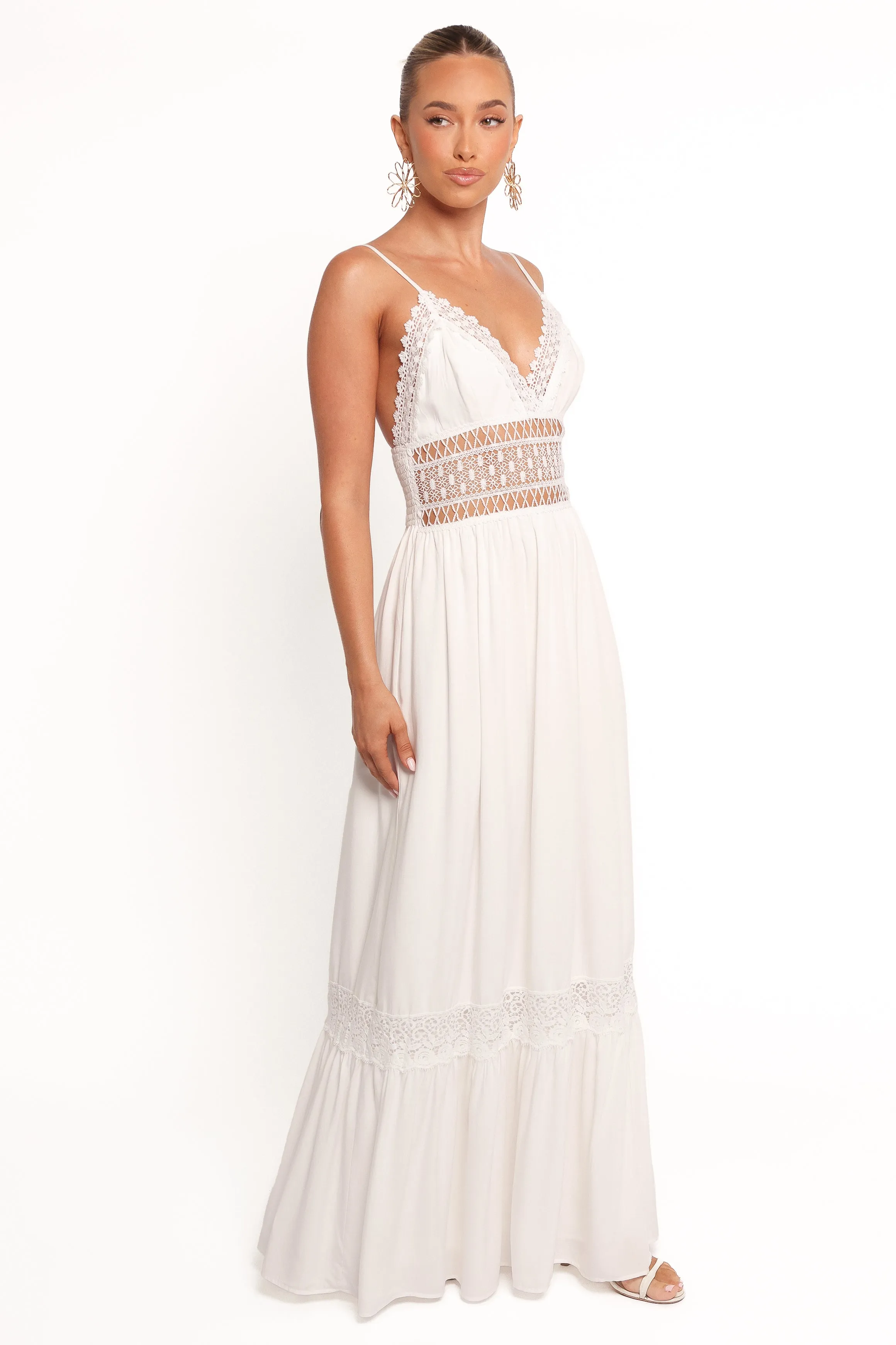 Kiran Maxi Dress - White sold by Petal & Pup product image thumbnail 5