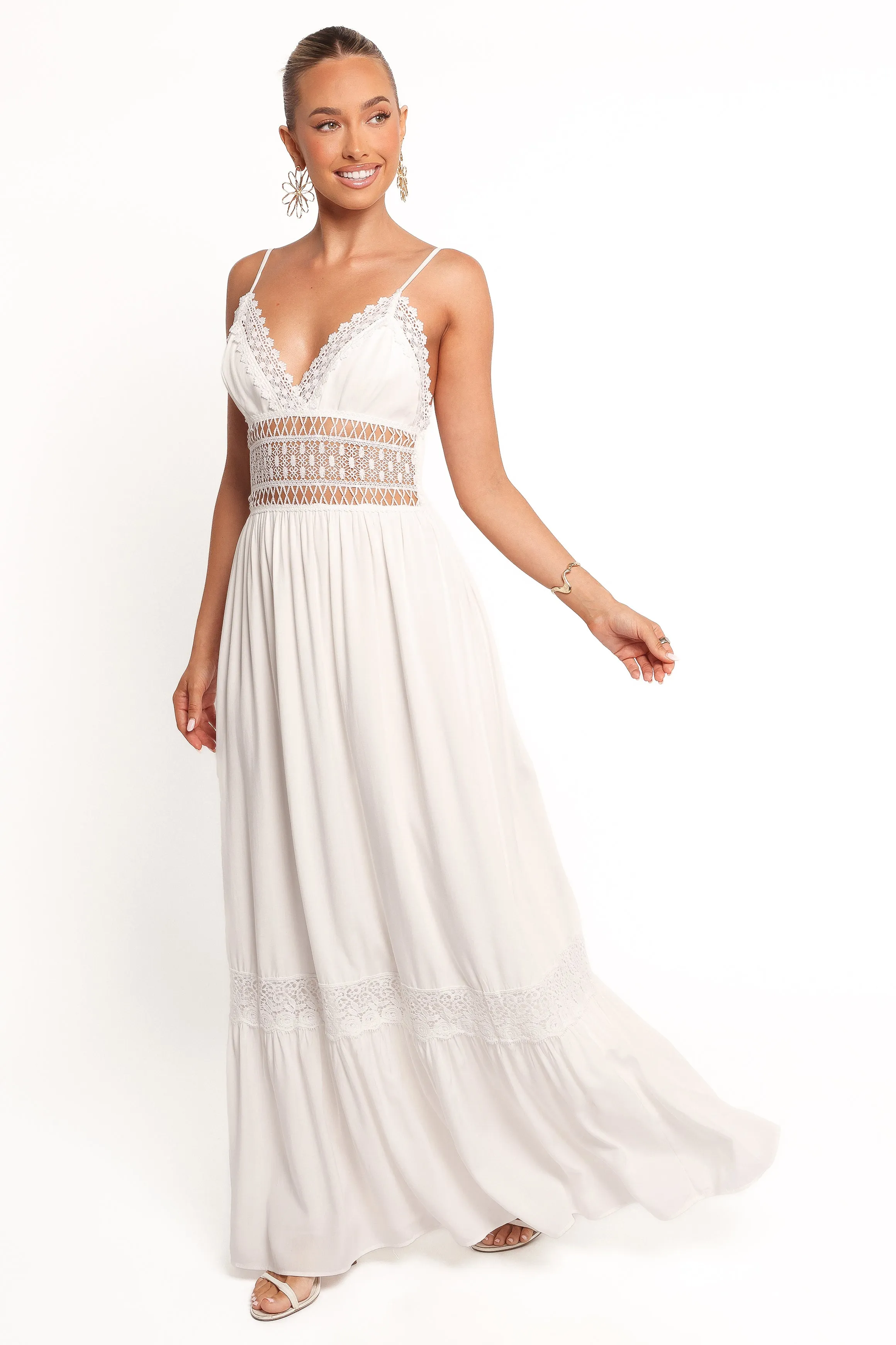 Kiran Maxi Dress - White sold by Petal & Pup product image thumbnail 2