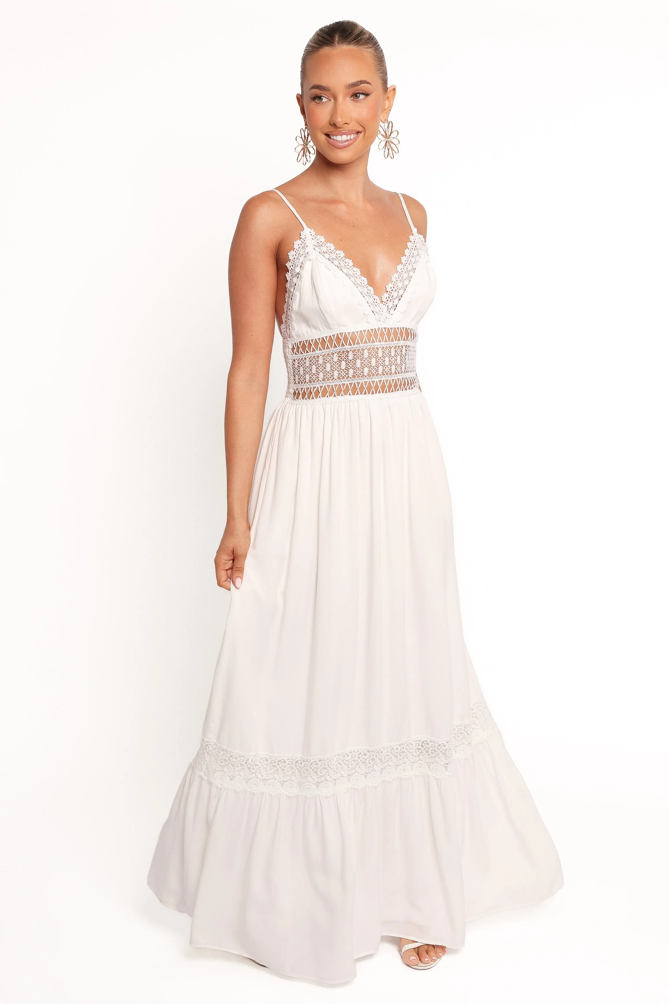 Kiran Maxi Dress - White sold by Petal & Pup product image thumbnail 3