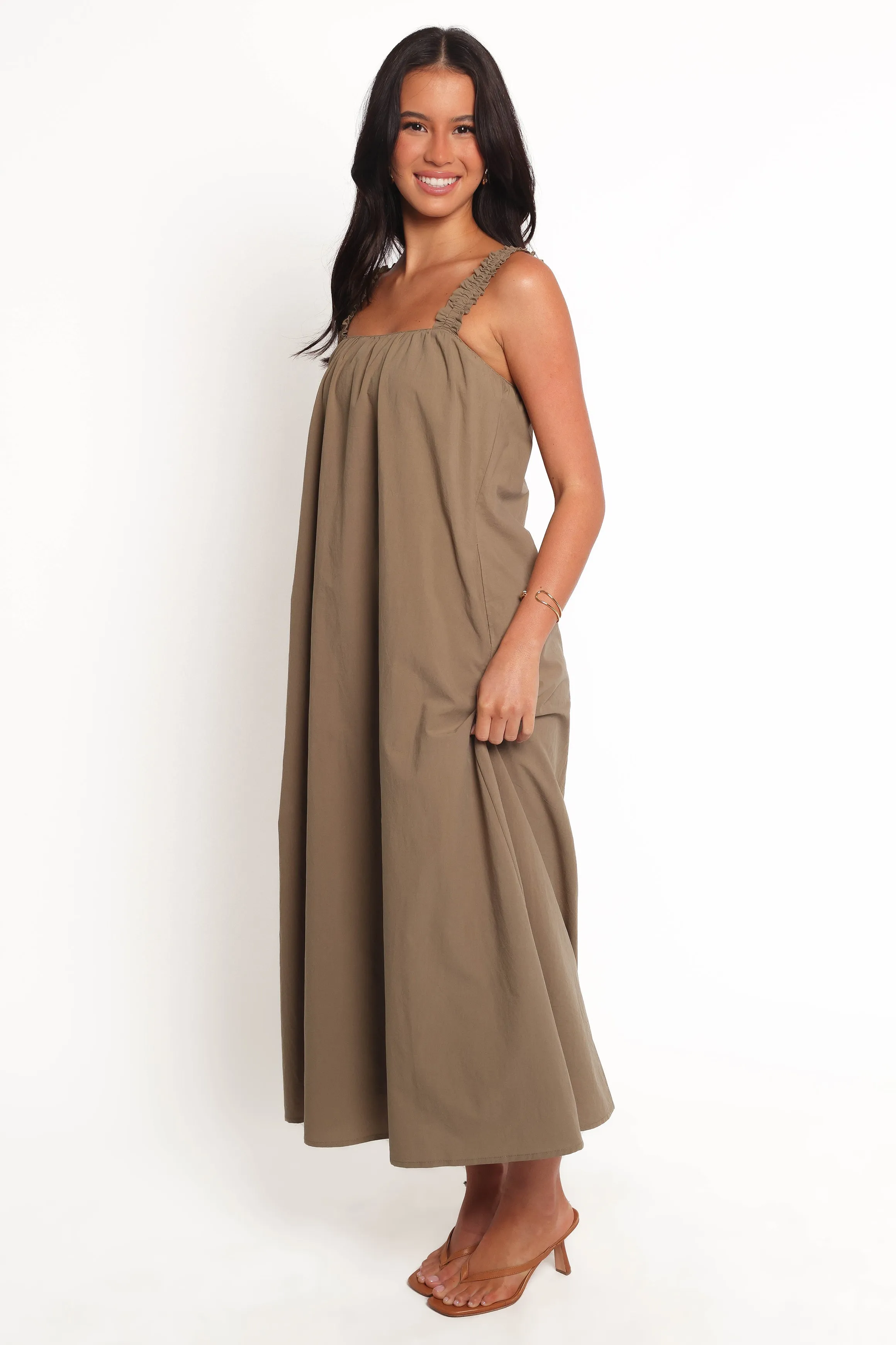 Alessandra Maxi Dress - Olive sold by Petal & Pup product image thumbnail 3