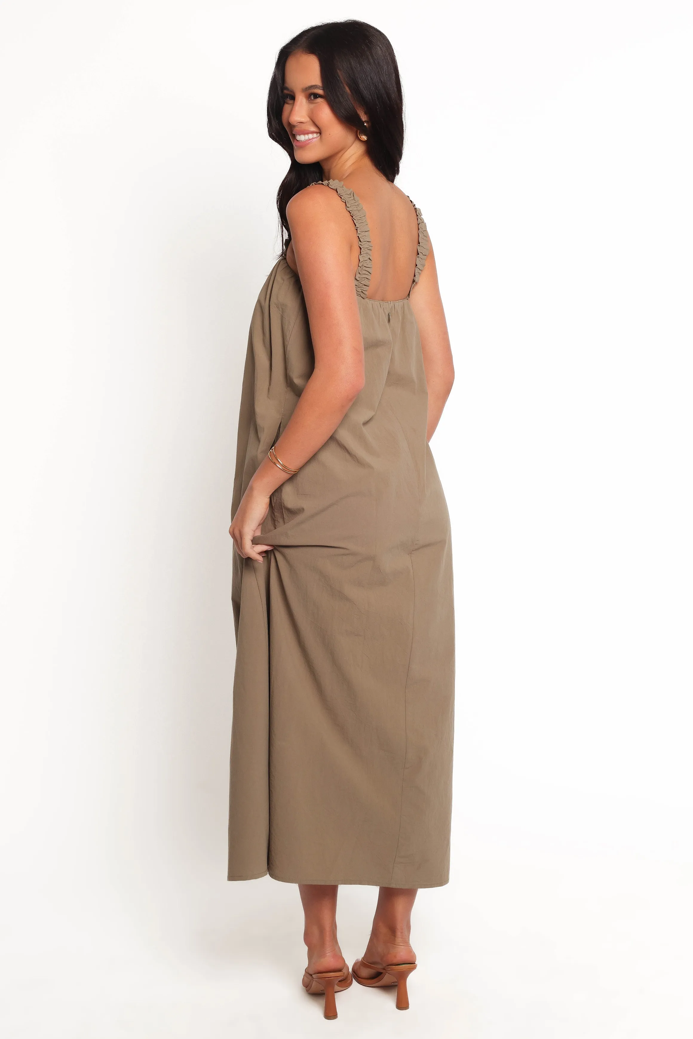Alessandra Maxi Dress - Olive sold by Petal & Pup product image thumbnail 4