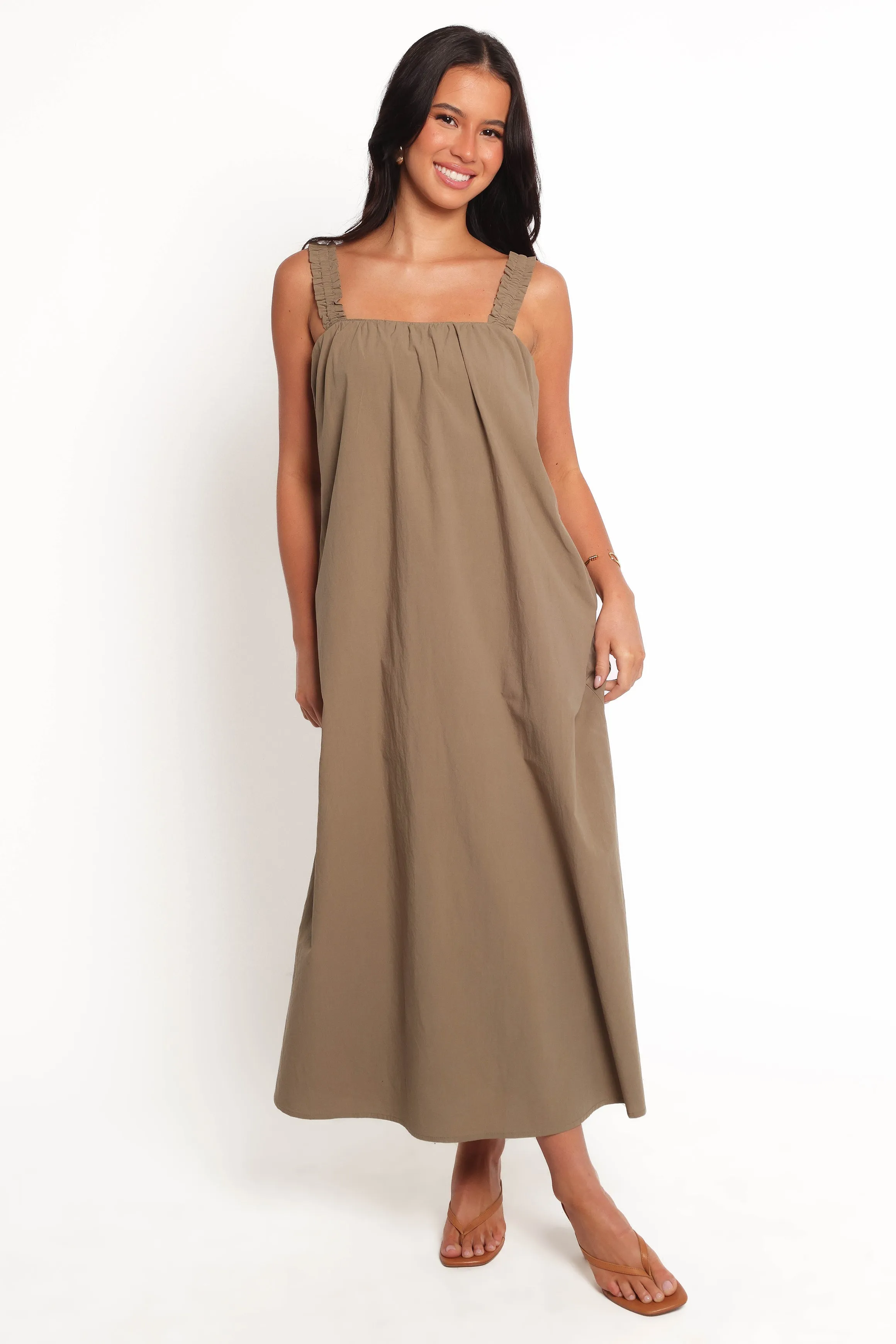 Alessandra Maxi Dress - Olive sold by Petal & Pup product image thumbnail 2