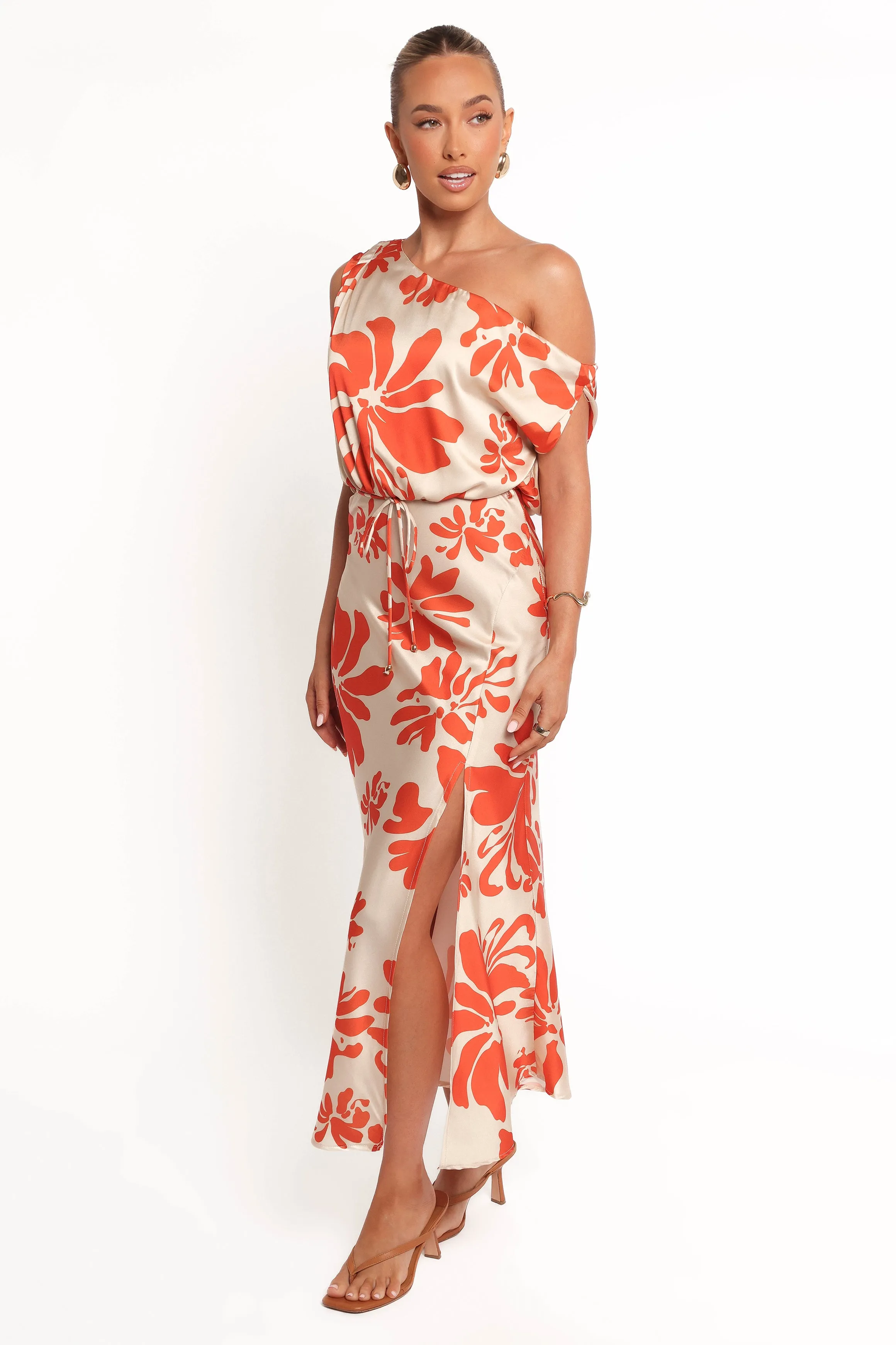 Ana Midi Dress - Red Floral sold by Petal & Pup product image thumbnail 4