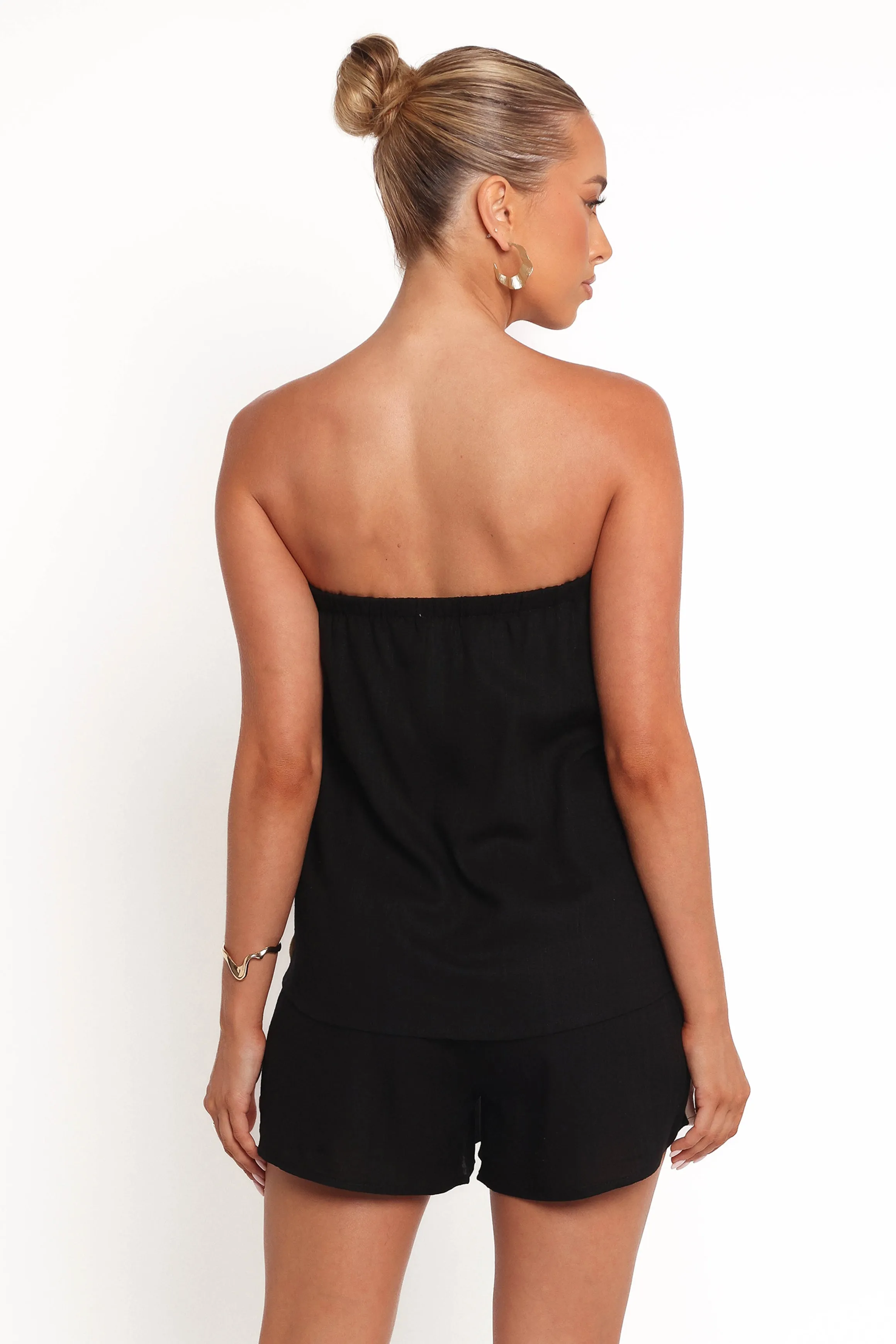 Kristia Strapless Romper - Black sold by Petal & Pup product image thumbnail 3