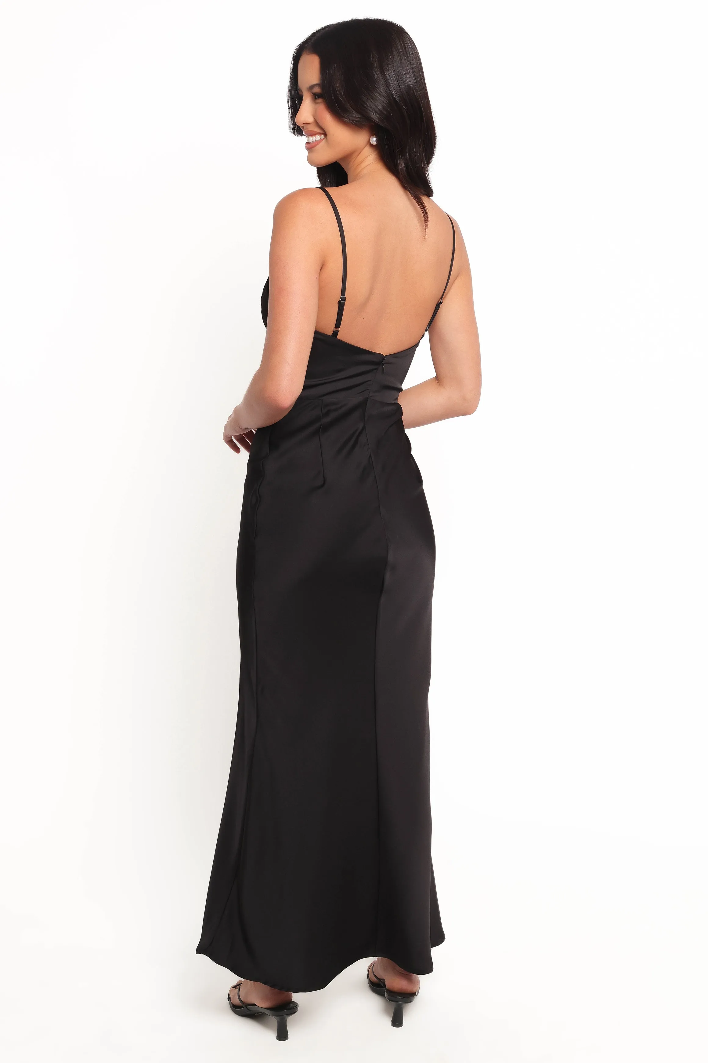 Antonia Midi Dress - Black sold by Petal & Pup product image thumbnail 4