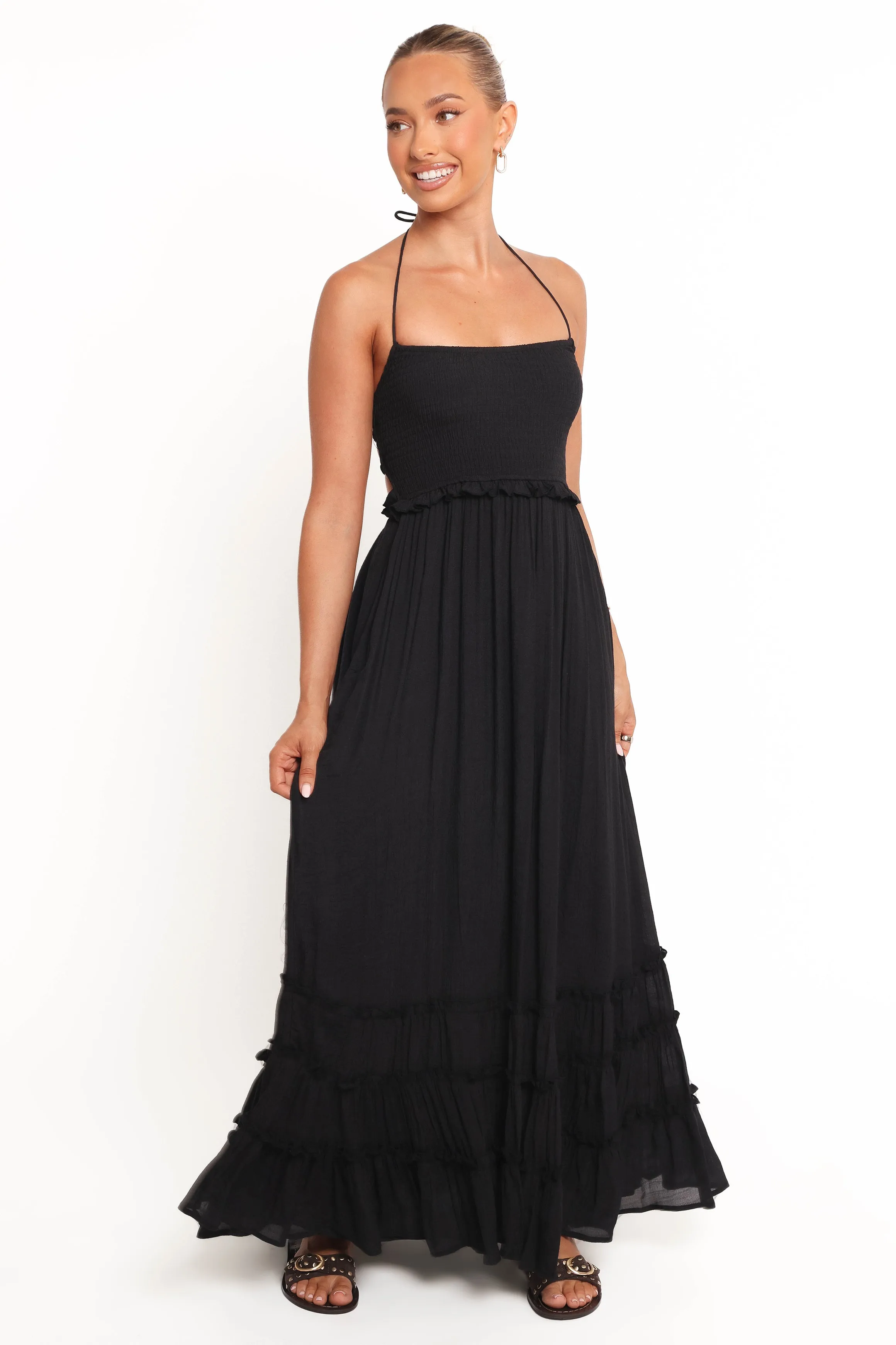 Lysandra Maxi Dress - Black sold by Petal & Pup product image thumbnail 5