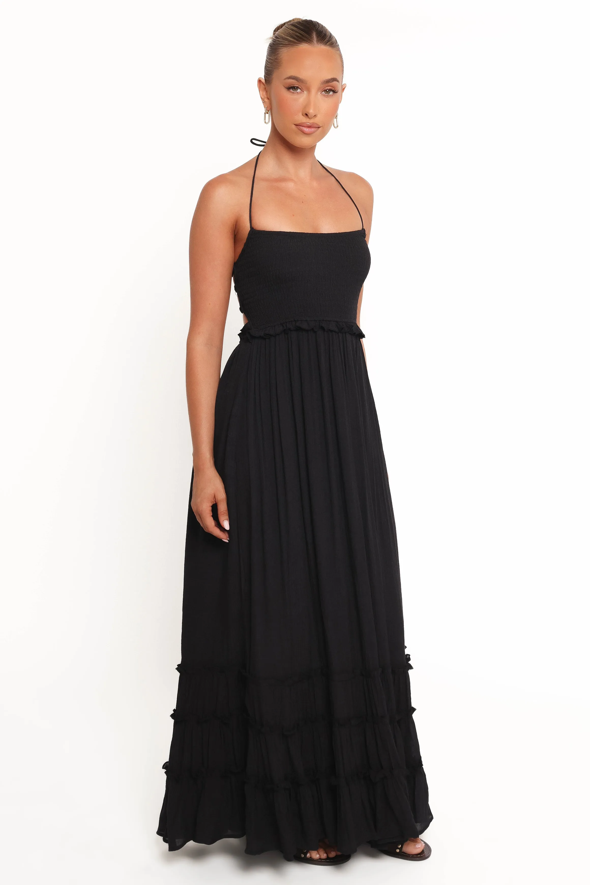 Lysandra Maxi Dress - Black sold by Petal & Pup product image thumbnail 4