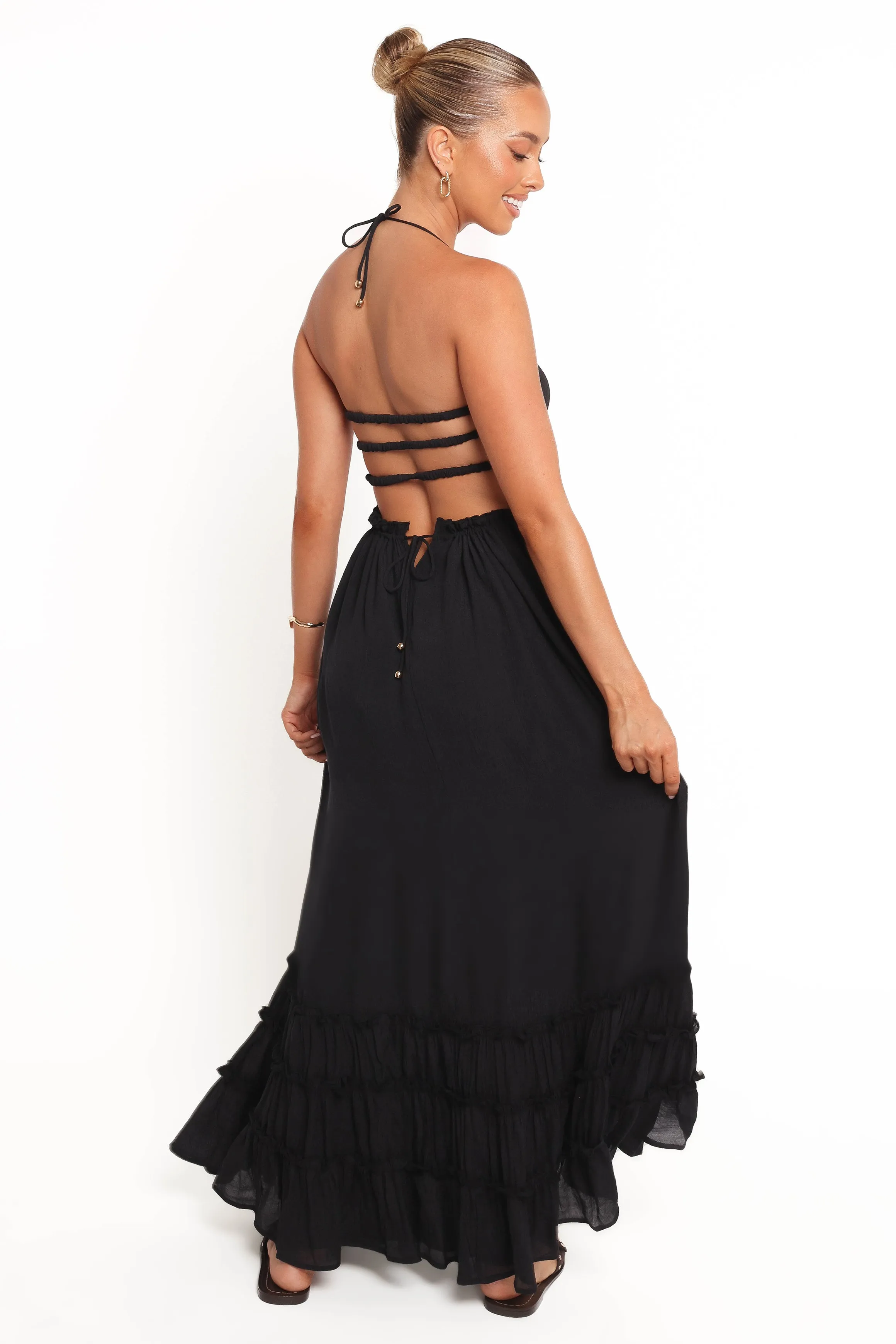 Lysandra Maxi Dress - Black sold by Petal & Pup product image thumbnail 2