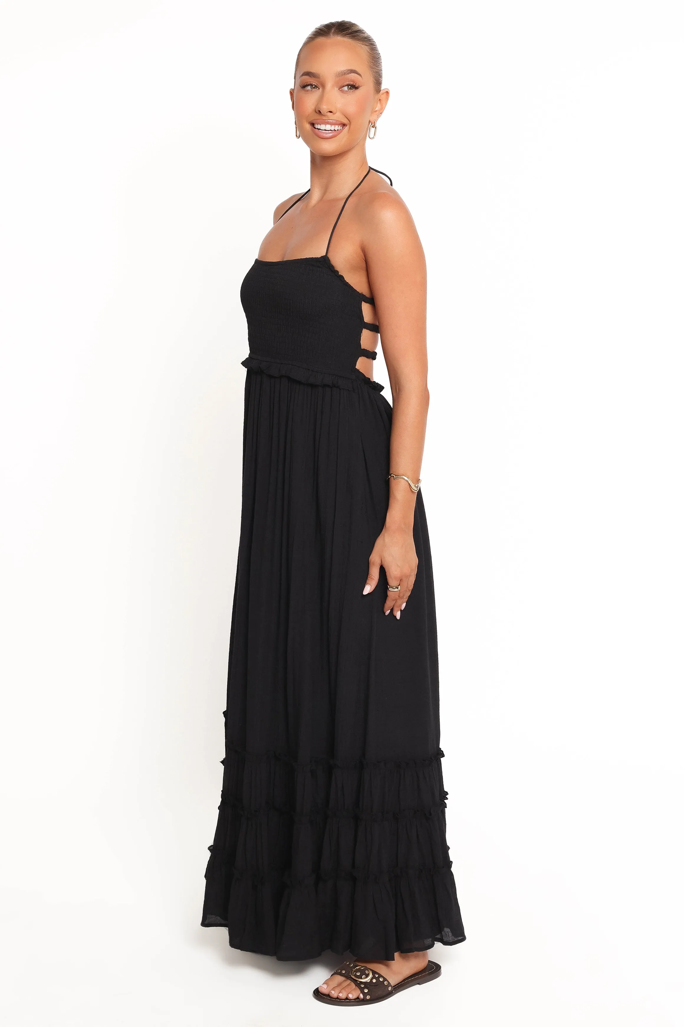 Lysandra Maxi Dress - Black sold by Petal & Pup product image thumbnail 3