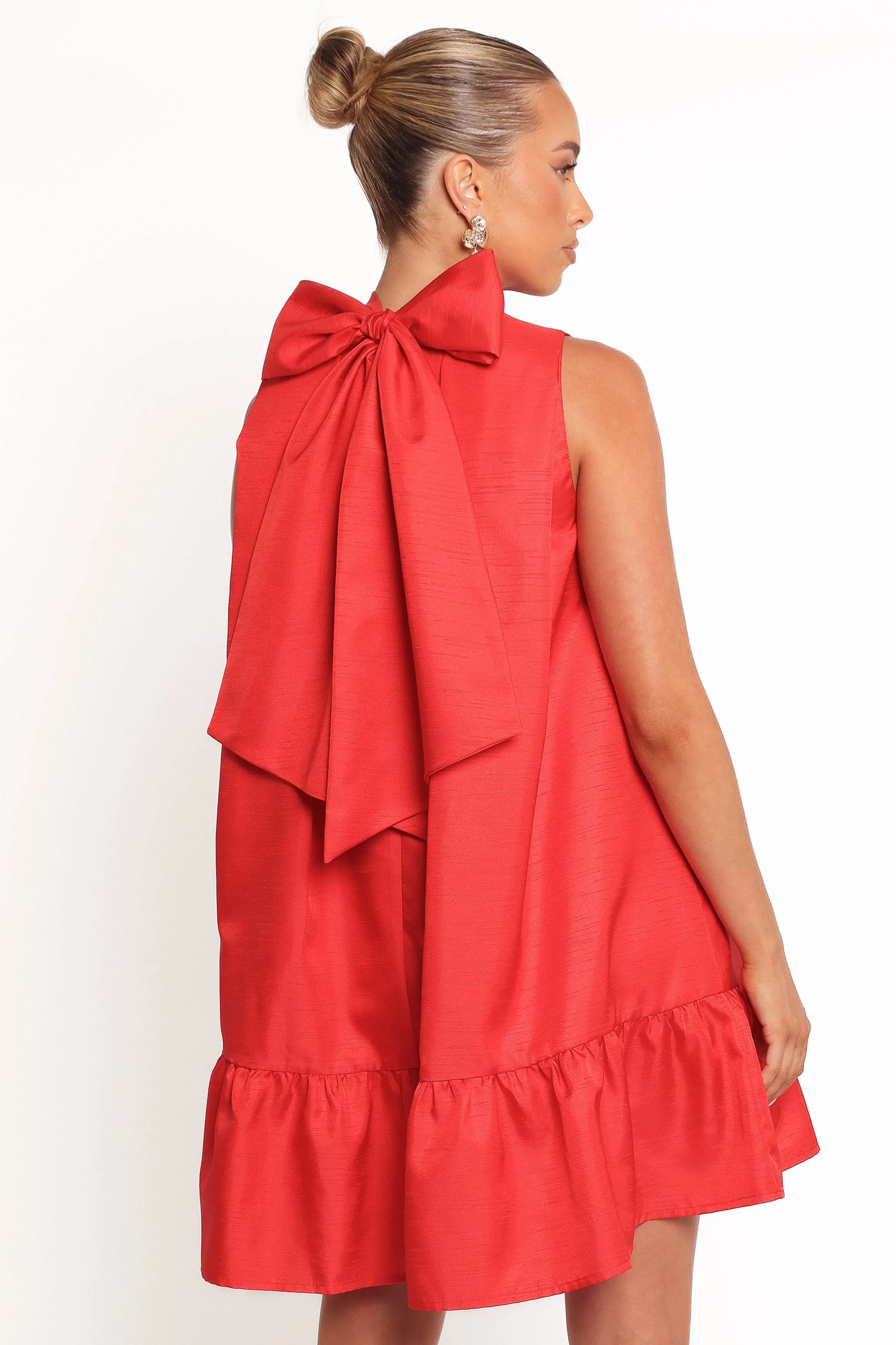 Darian Mini Dress - Red sold by Petal & Pup product image thumbnail 4