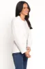 Darian Lace Knit Single Button Blazer - Off White sold by Petal & Pup