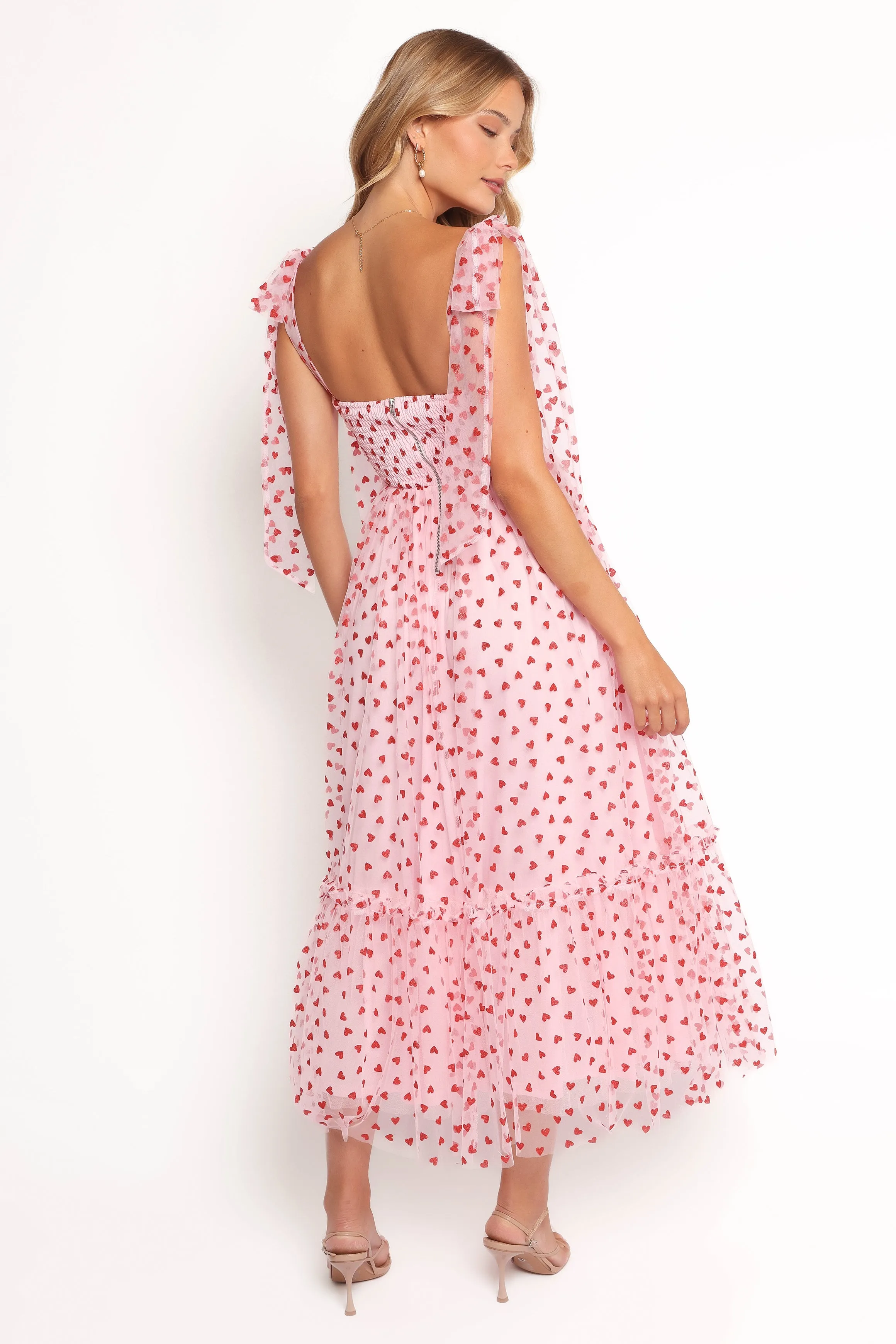 Floret Midi Dress - Red Hearts sold by Petal & Pup product image thumbnail 5