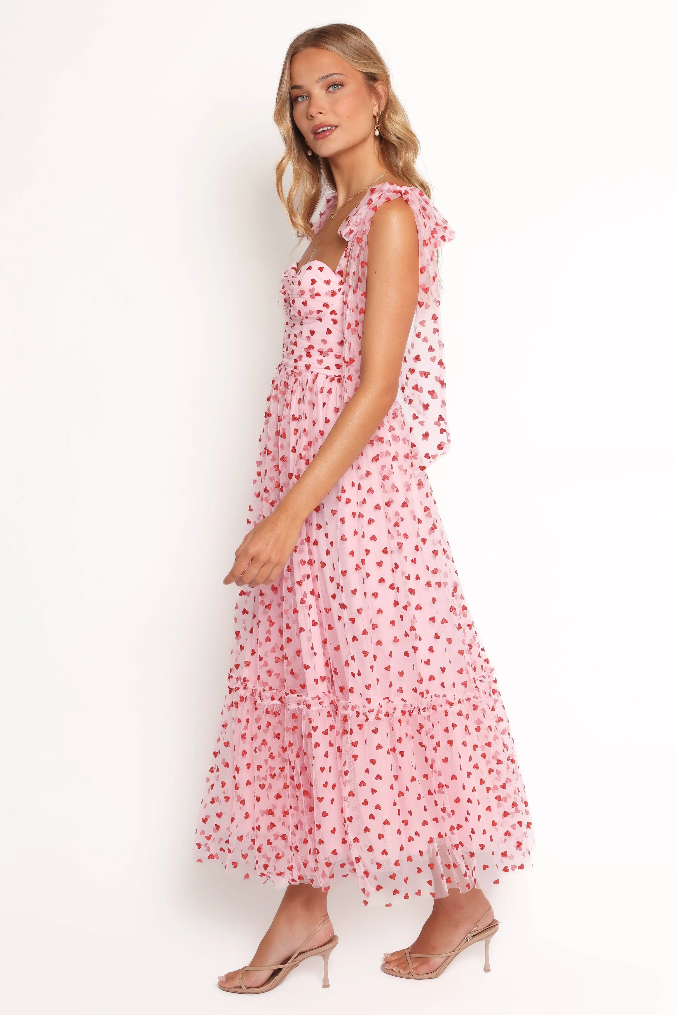 Floret Midi Dress - Red Hearts sold by Petal & Pup product image thumbnail 4