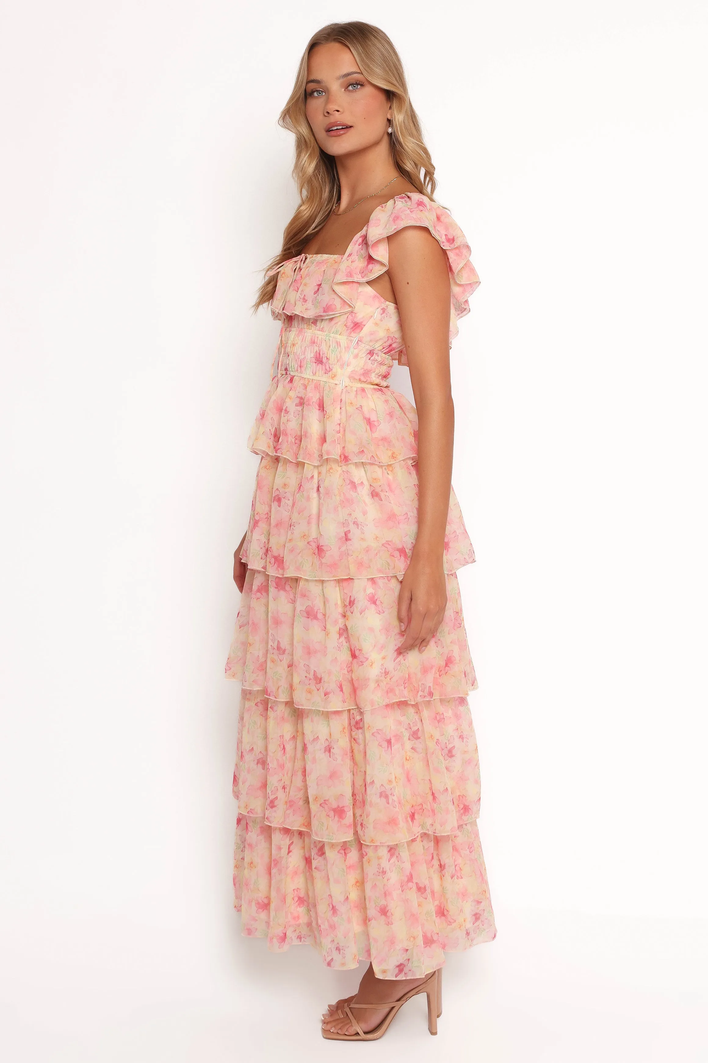 Belle Maxi Dress - Pink Floral sold by Petal & Pup product image thumbnail 4