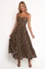 Ayana Midi Dress - Leopard sold by Petal & Pup
