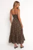Ayana Midi Dress - Leopard sold by Petal & Pup