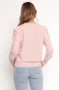 Orlenda Heart Knit Sweater - Pale Pink sold by Petal & Pup