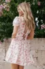 Clementine Mini Dress - Cream Floral sold by Petal & Pup