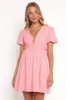 Myrtle Mini Dress - Pink sold by Petal & Pup