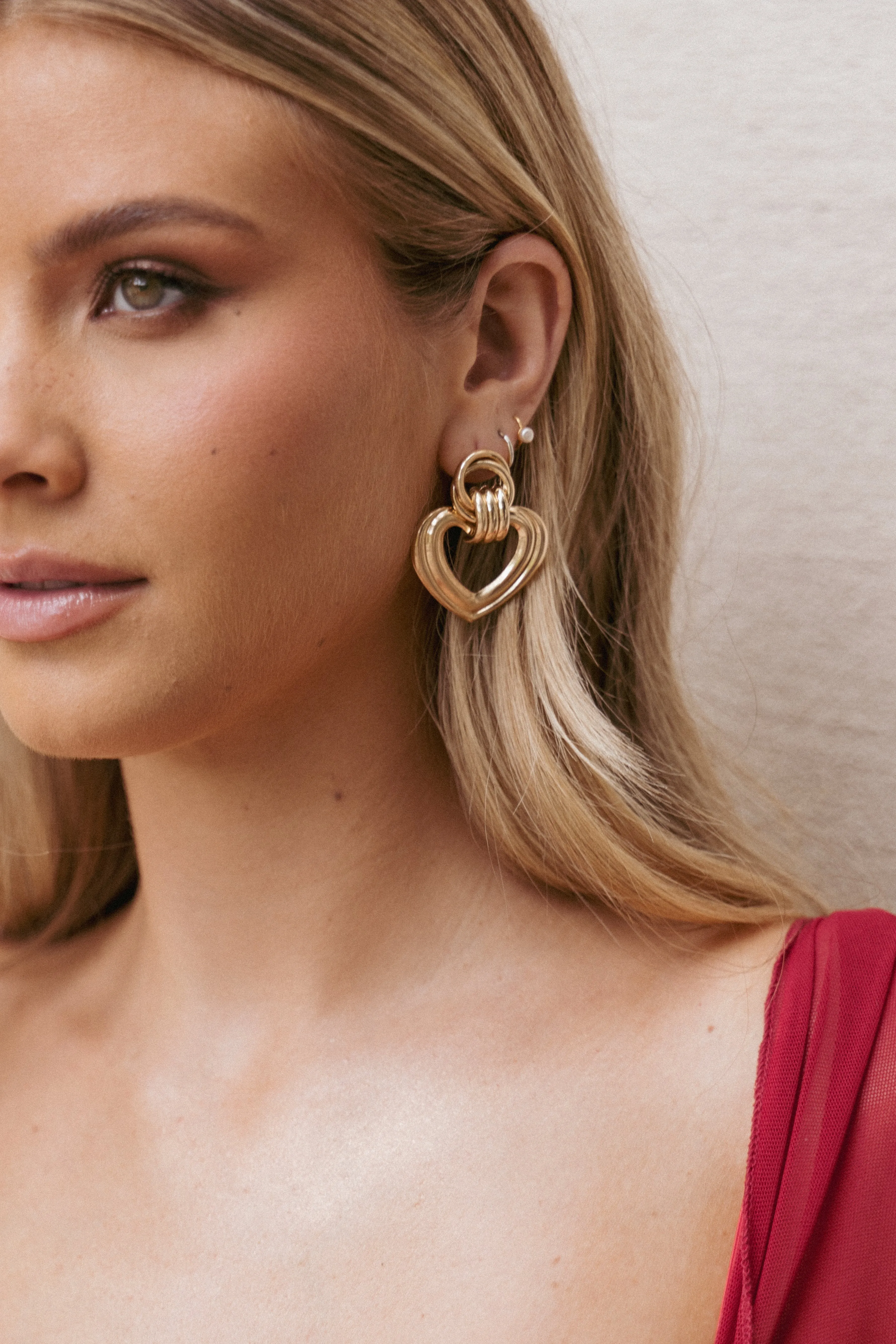 Amara Earrings - Gold sold by Petal & Pup product image thumbnail 4