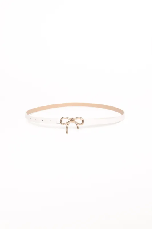 Valentina Belt - White sold by Petal & Pup